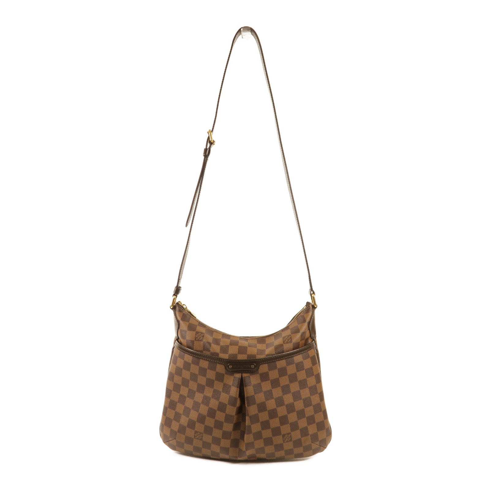 LOUIS VUITTON Damier Bloomsbury PM金扣肩背袋