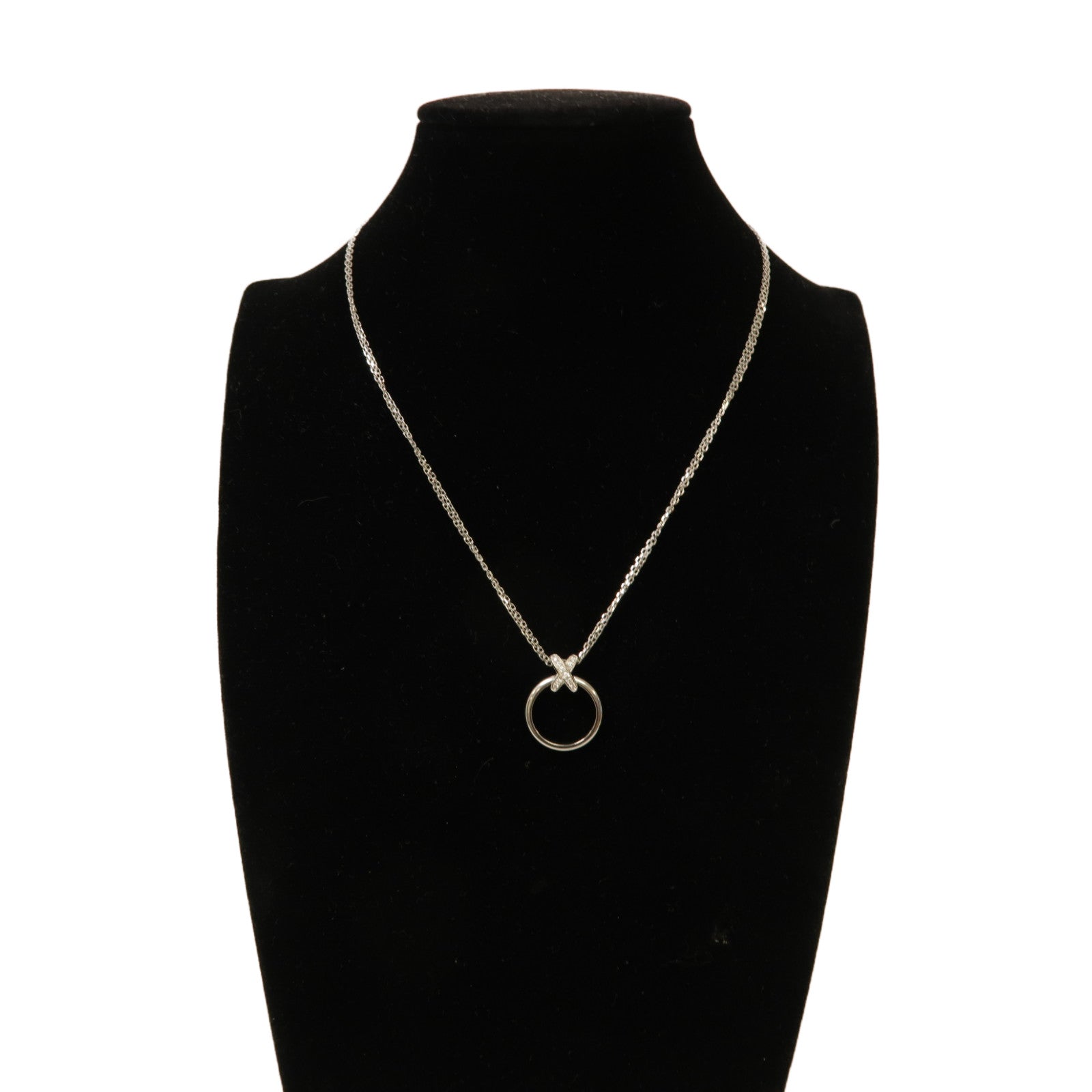 Chaumet 18K白金Necklace項鍊銀色