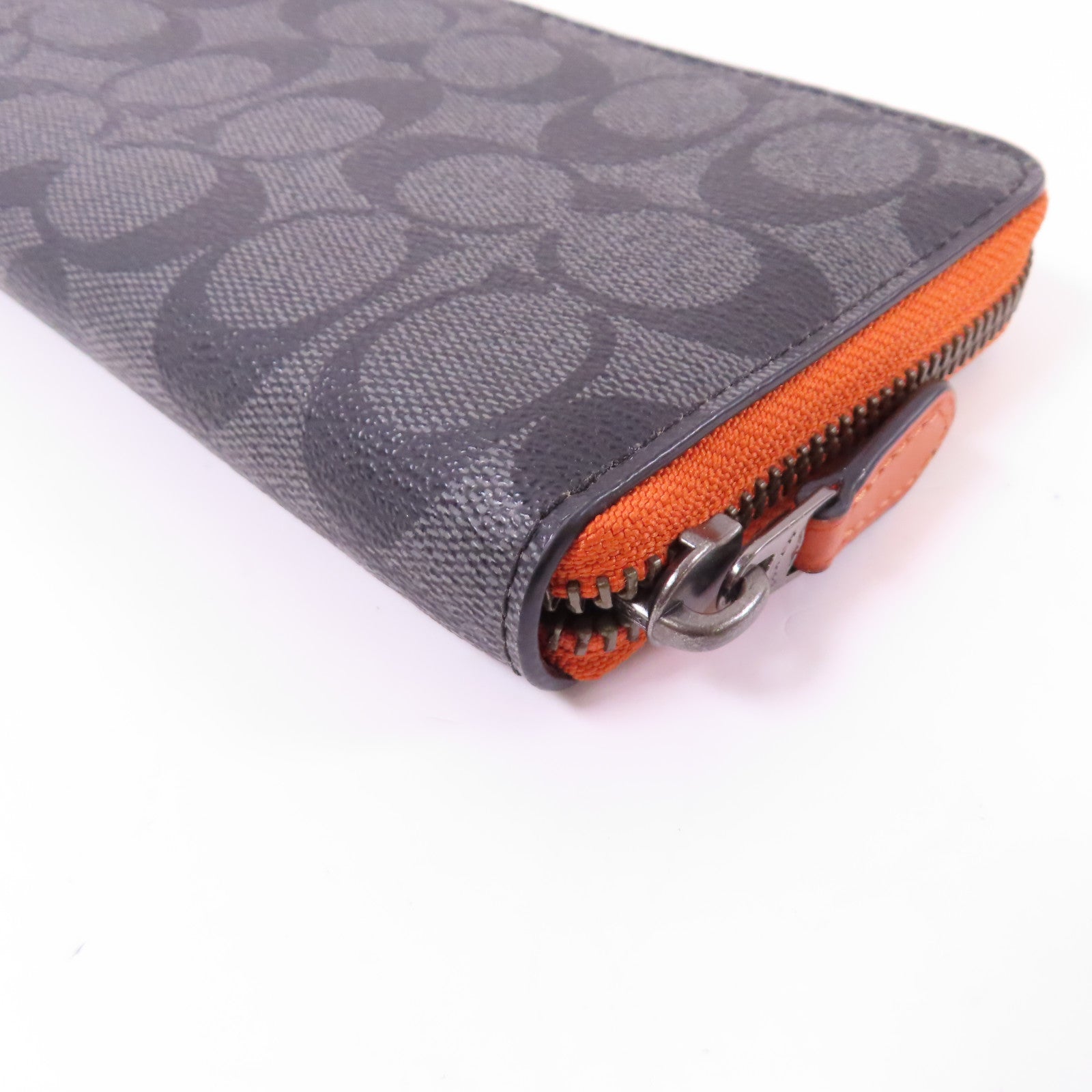 COACH 塗層帆布Zipper Long Wallet長錢包