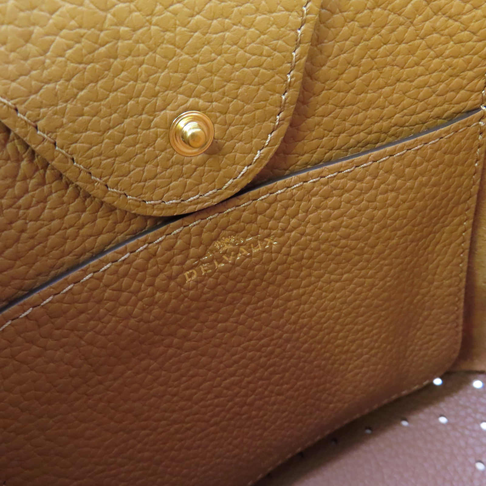 SELECTION 【激減優惠】Delvaux Pin Mini Bucket Surpique Hand Bag金扣手挽袋