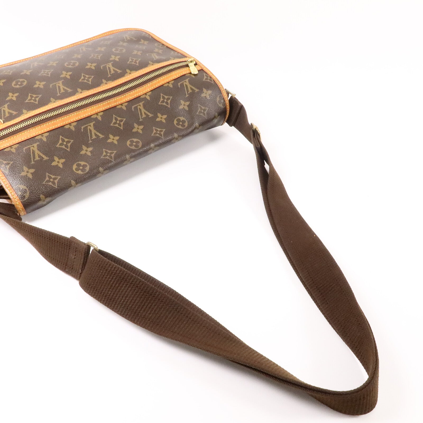 LOUIS VUITTON Monogram Bosphore金扣肩背袋