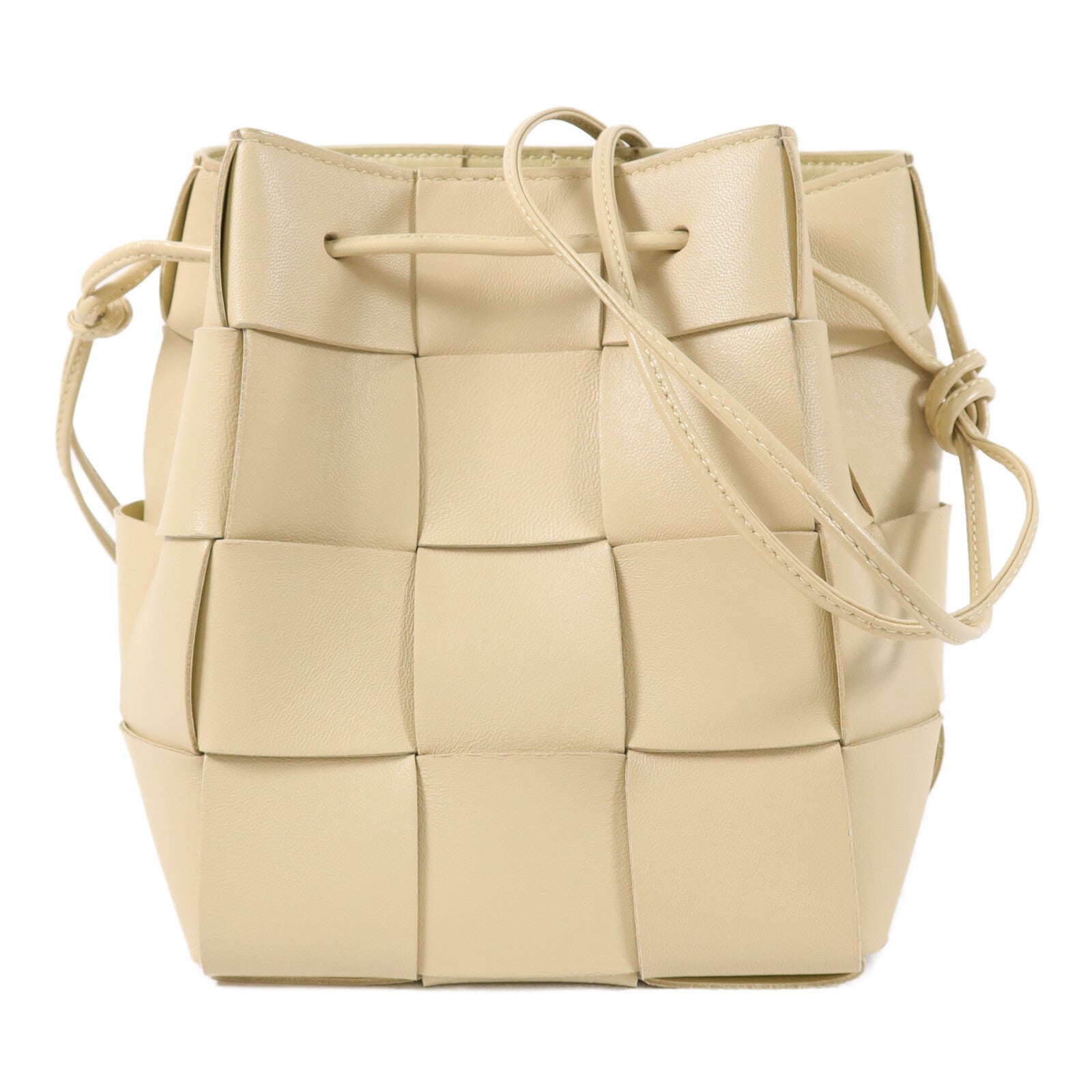 BOTTEGA VENETA 羊皮皮革Cassette Bucket肩背袋