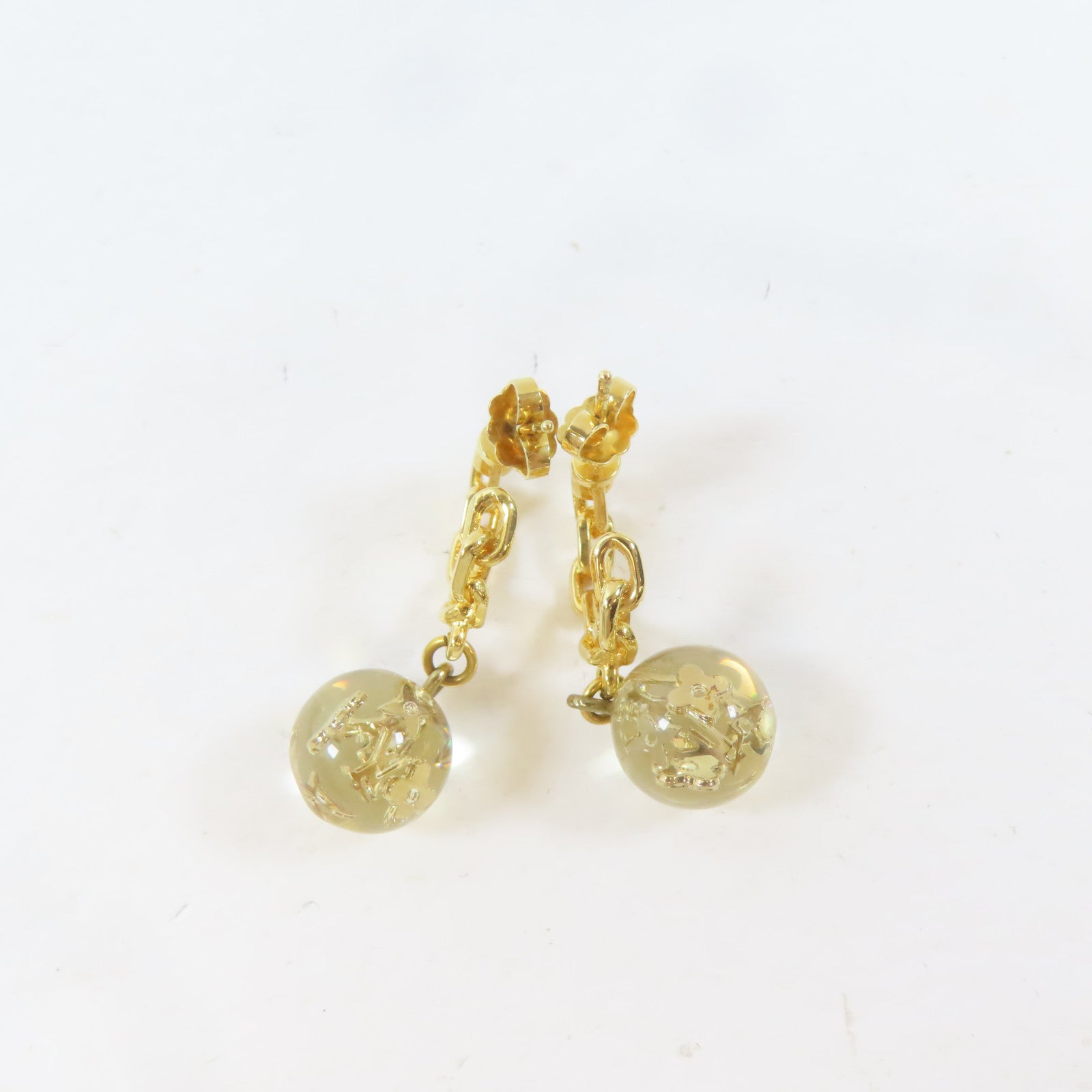 LOUIS VUITTON 金屬Buckle Dreyer Buhl Earrings耳環金色