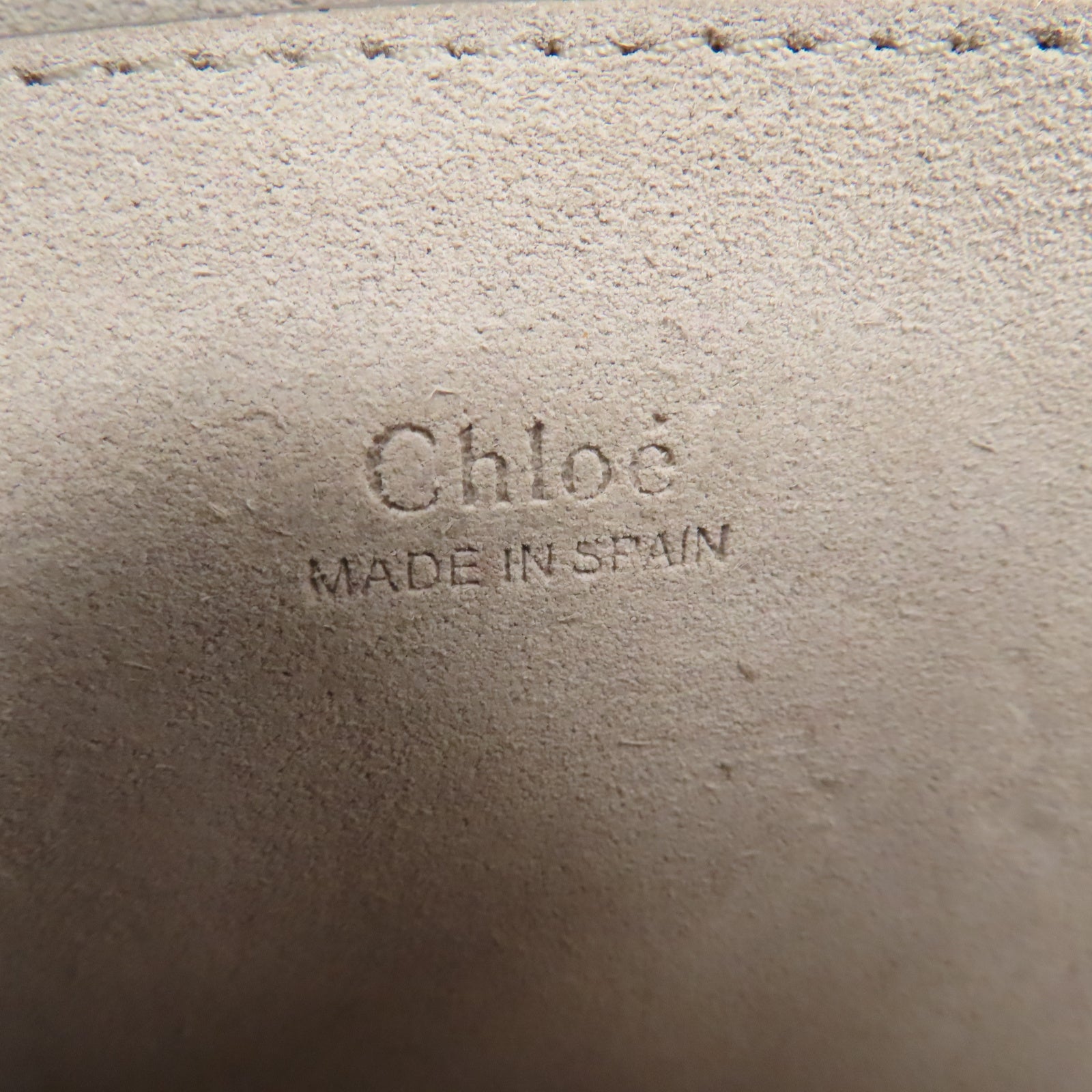 Chloe 【激減優惠】麂皮皮革/羊皮皮革Shoulder Bag金扣肩背袋藍色