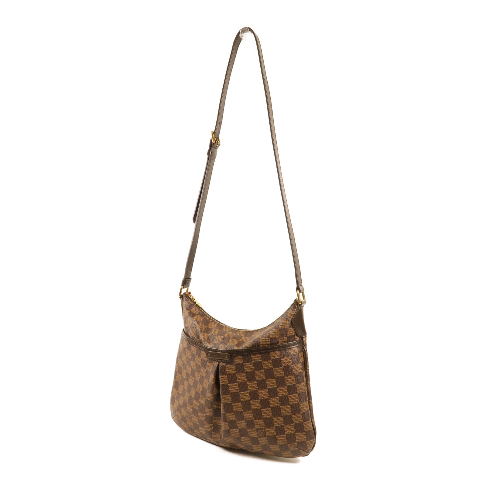 LOUIS VUITTON Damier Bloomsbury PM金扣肩背袋