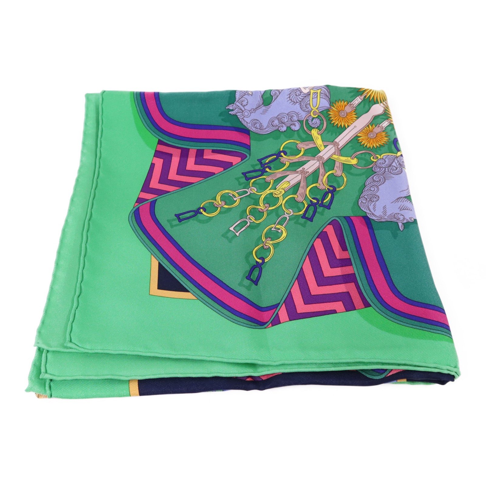 HERMES 絲質Scarf 90X90絲巾