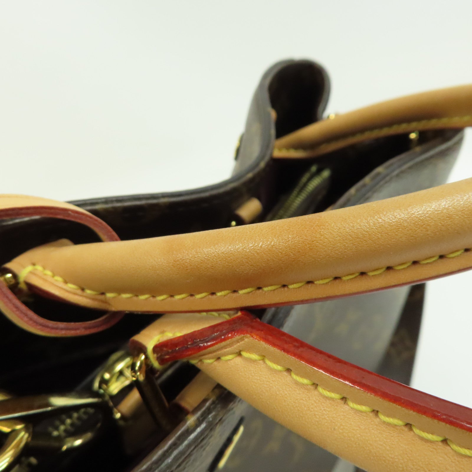 LOUIS VUITTON Monogram Montaigne MM金扣手挽肩背兩用袋啡色