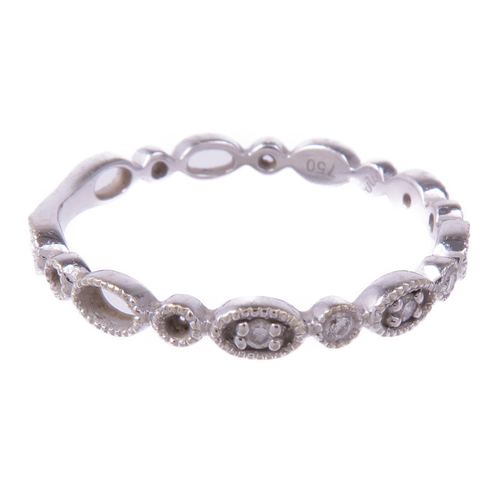 JEWELRY 【激減優惠】18K白金Diamond Ring鑽石戒指US#6.5