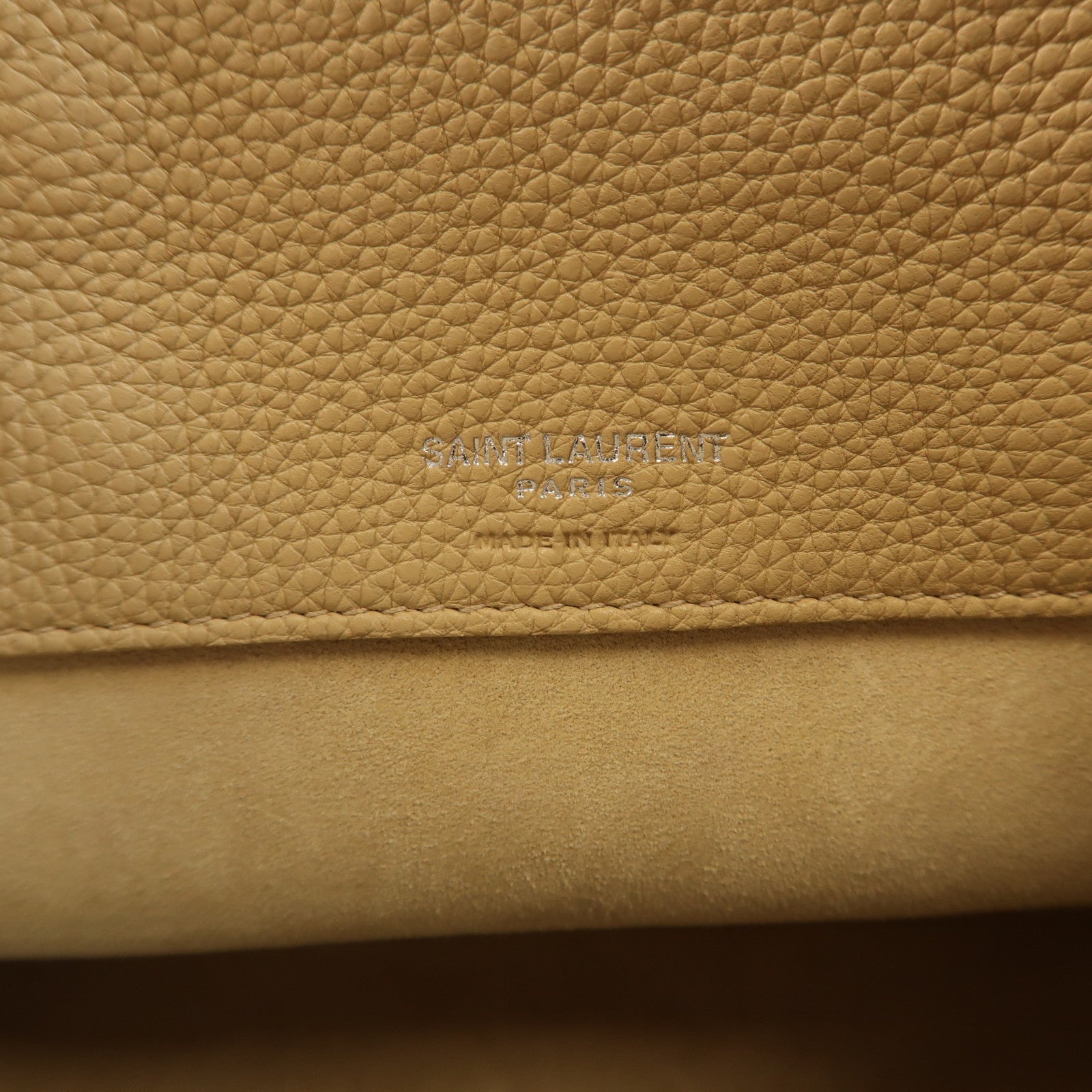 SAINT LAURENT 牛皮皮革Nano Sac de Jour Souple Bag銀扣手挽肩背兩用袋