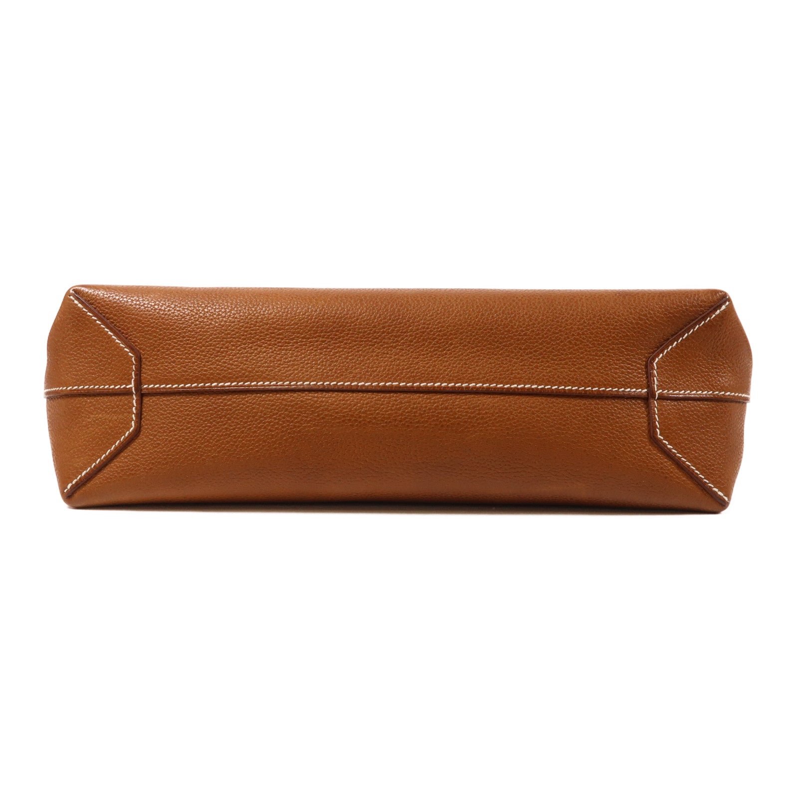 HERMES【激減優惠】 Barenia皮革Cabasellier 31肩背袋啡色