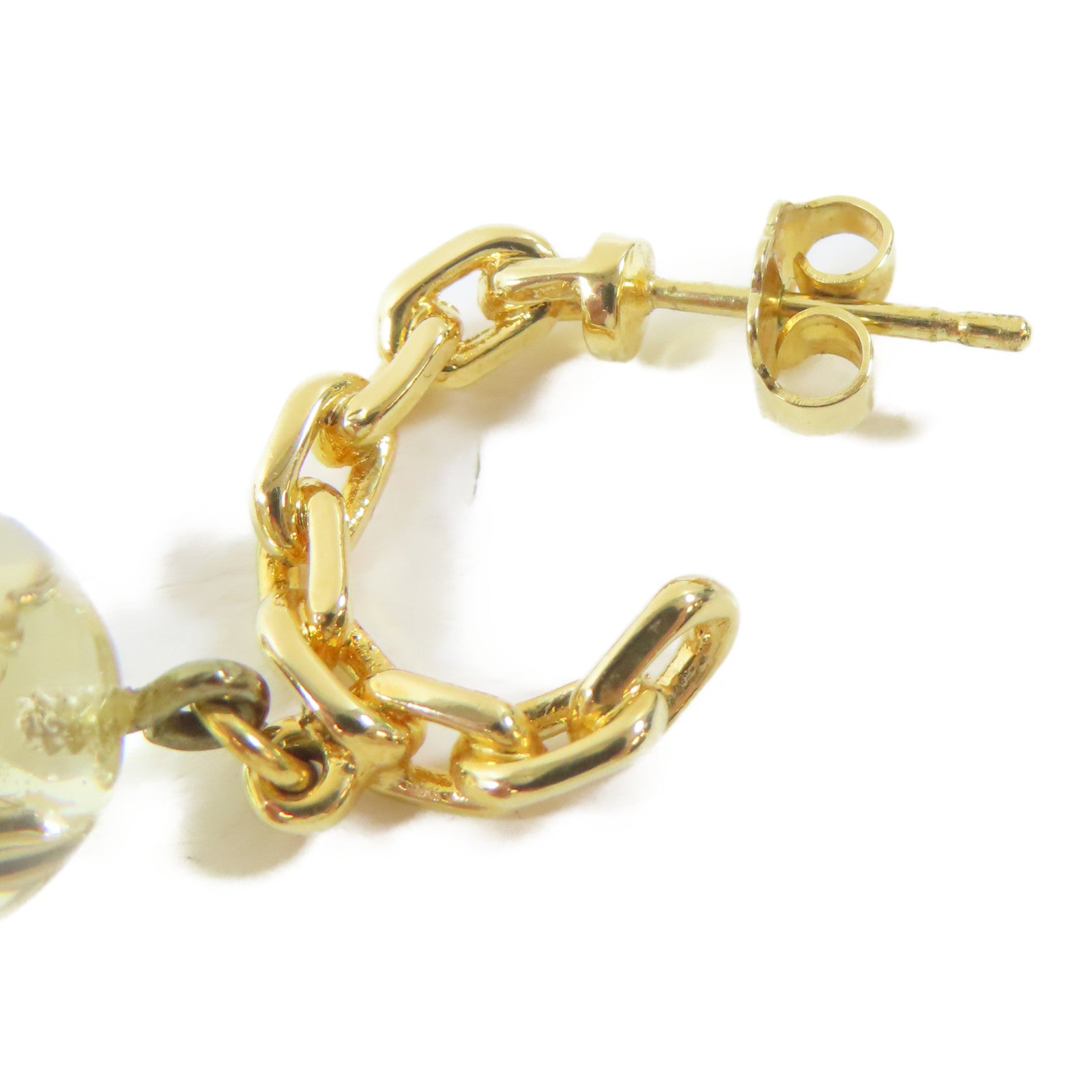 LOUIS VUITTON 金屬Buckle Dreyer Buhl Earrings耳環金色