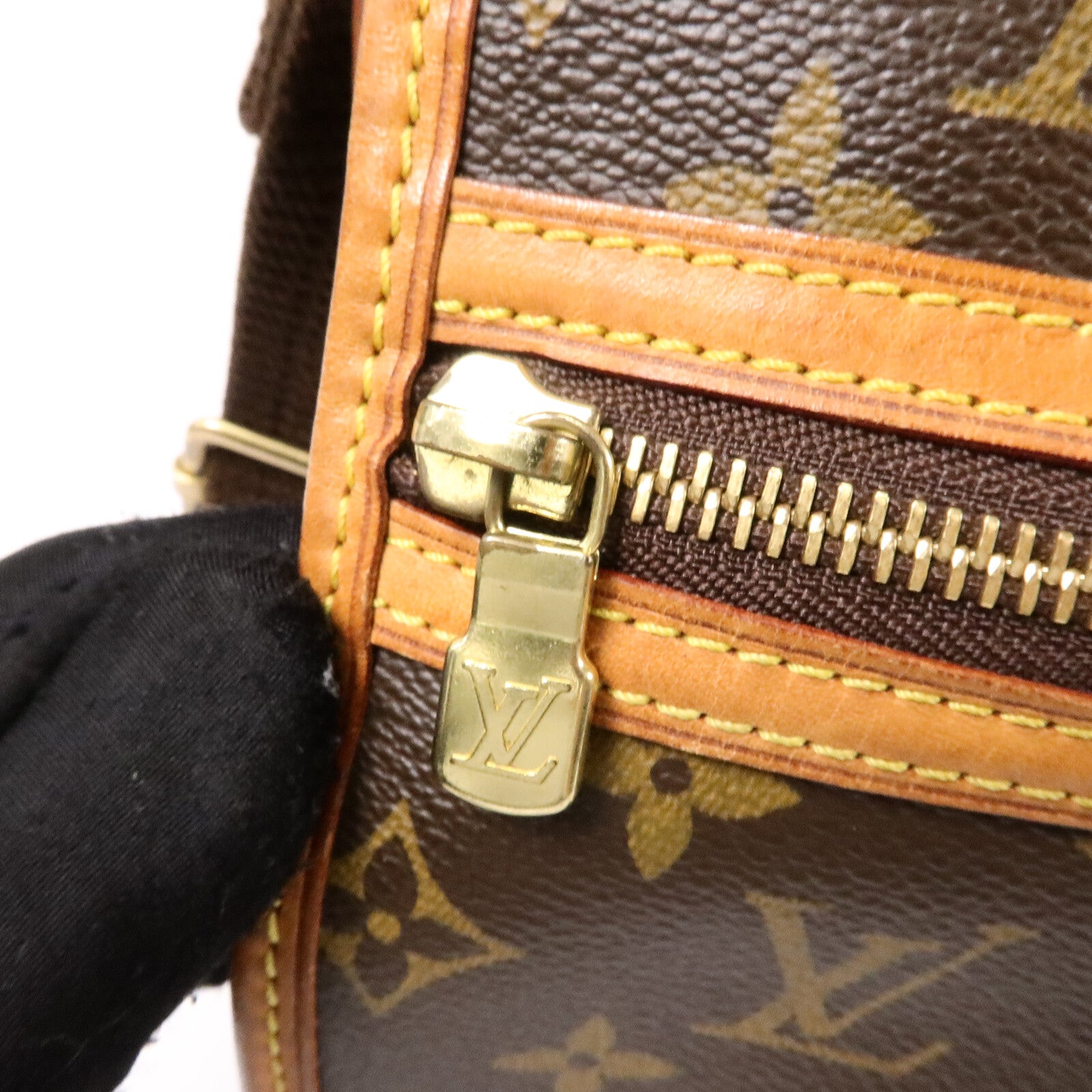 LOUIS VUITTON Monogram Bosphore金扣肩背袋