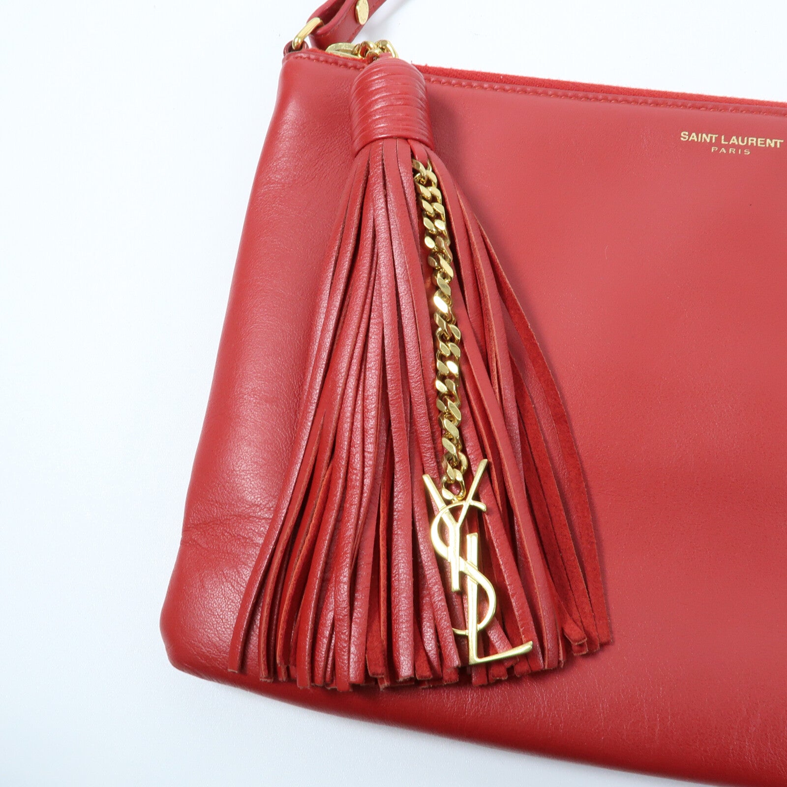 SAINT LAURENT 牛皮皮革Shoulder Bag肩背袋