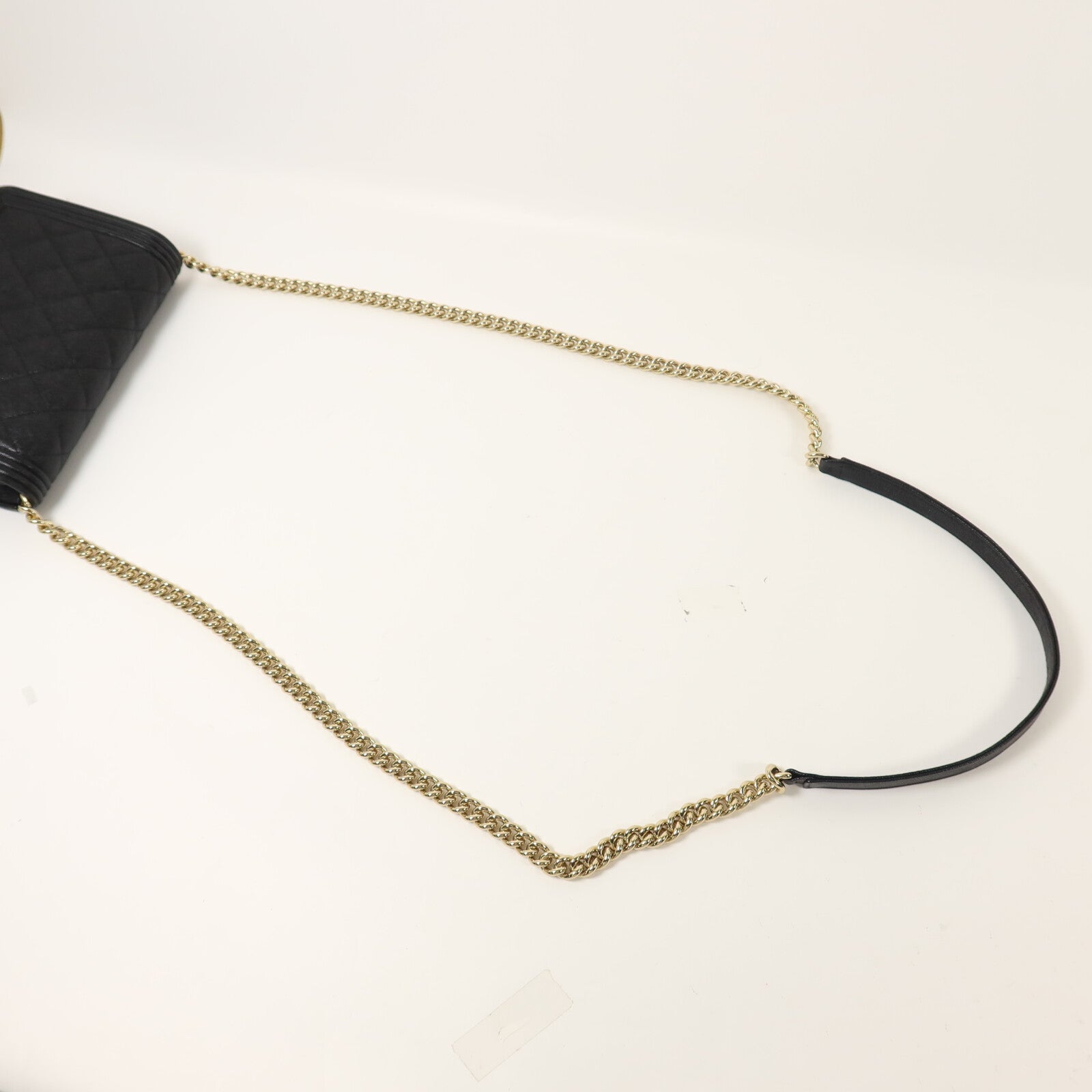 CHANEL 牛皮皮革LeBoy Wallet On Chain鏈帶肩背袋