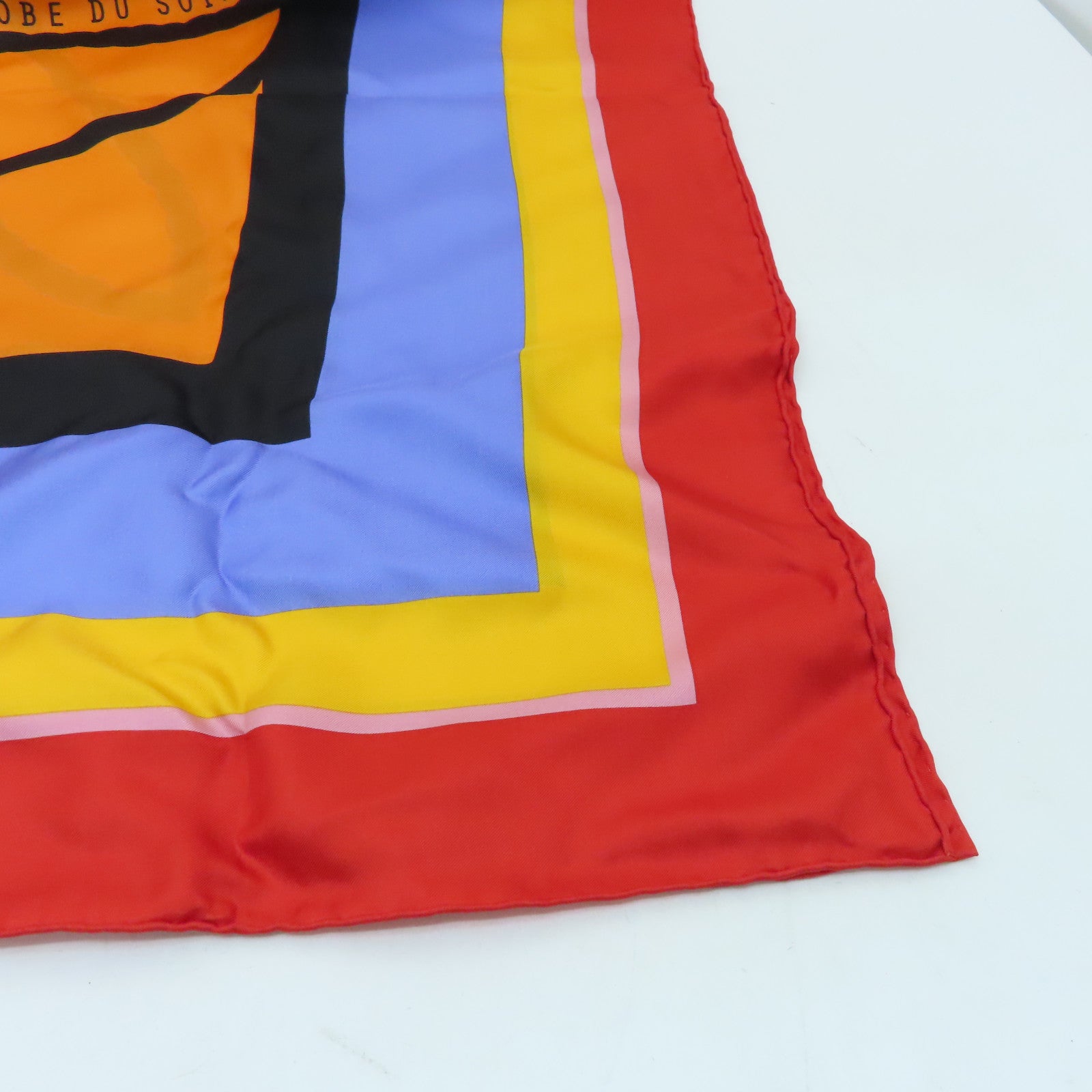 HERMES Silk Scarf 90x90 Scarf Red
