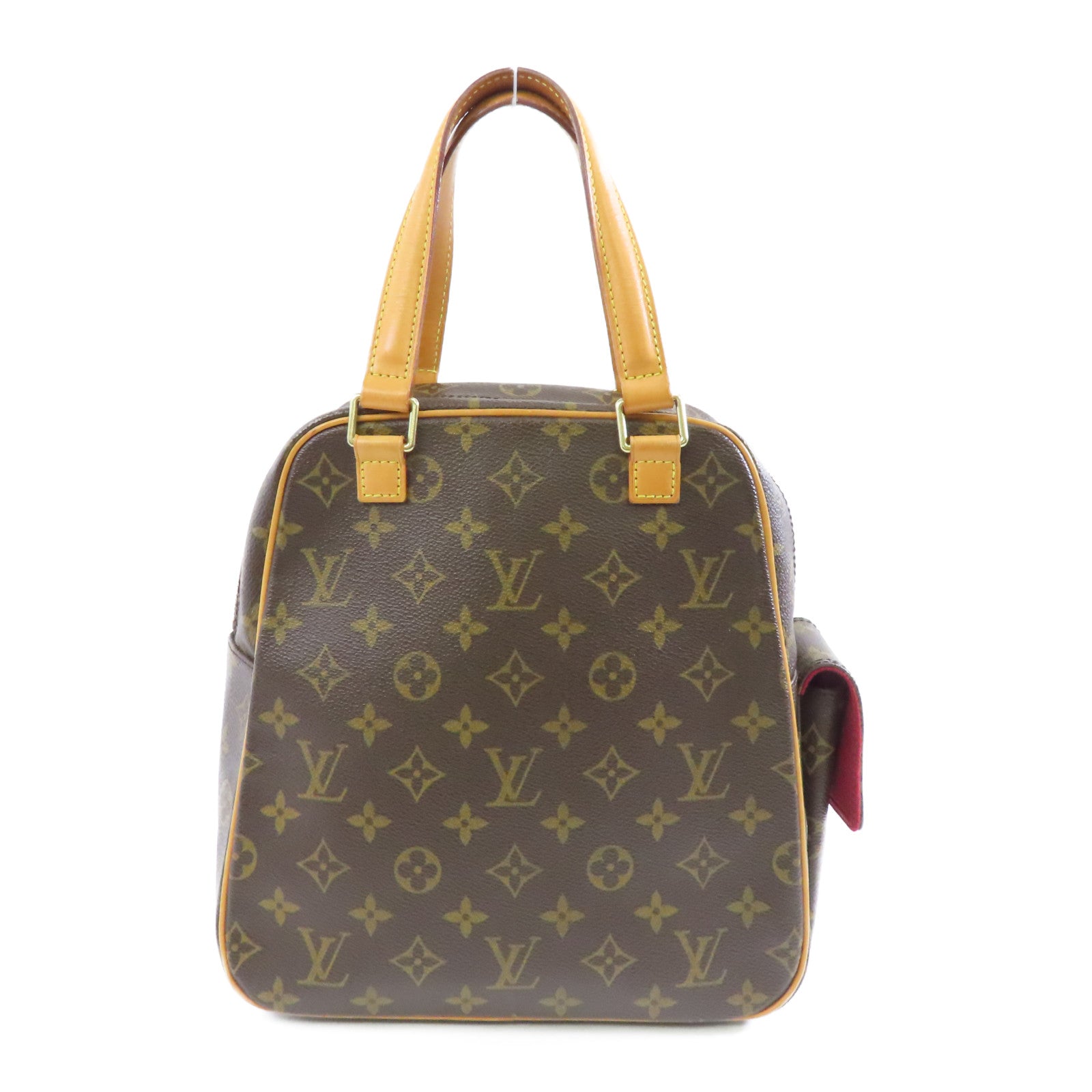 LOUIS VUITTON Monogram Excentri-cite金扣手挽袋啡色