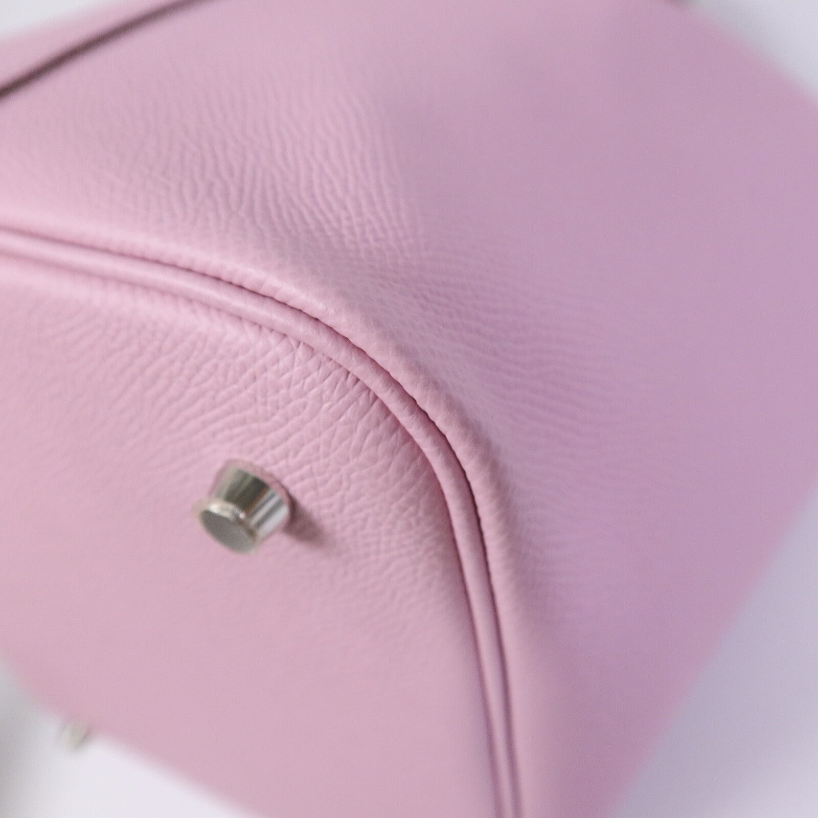 HERMES Epsom皮革Picotin MM手挽袋Mauve Sylvestre