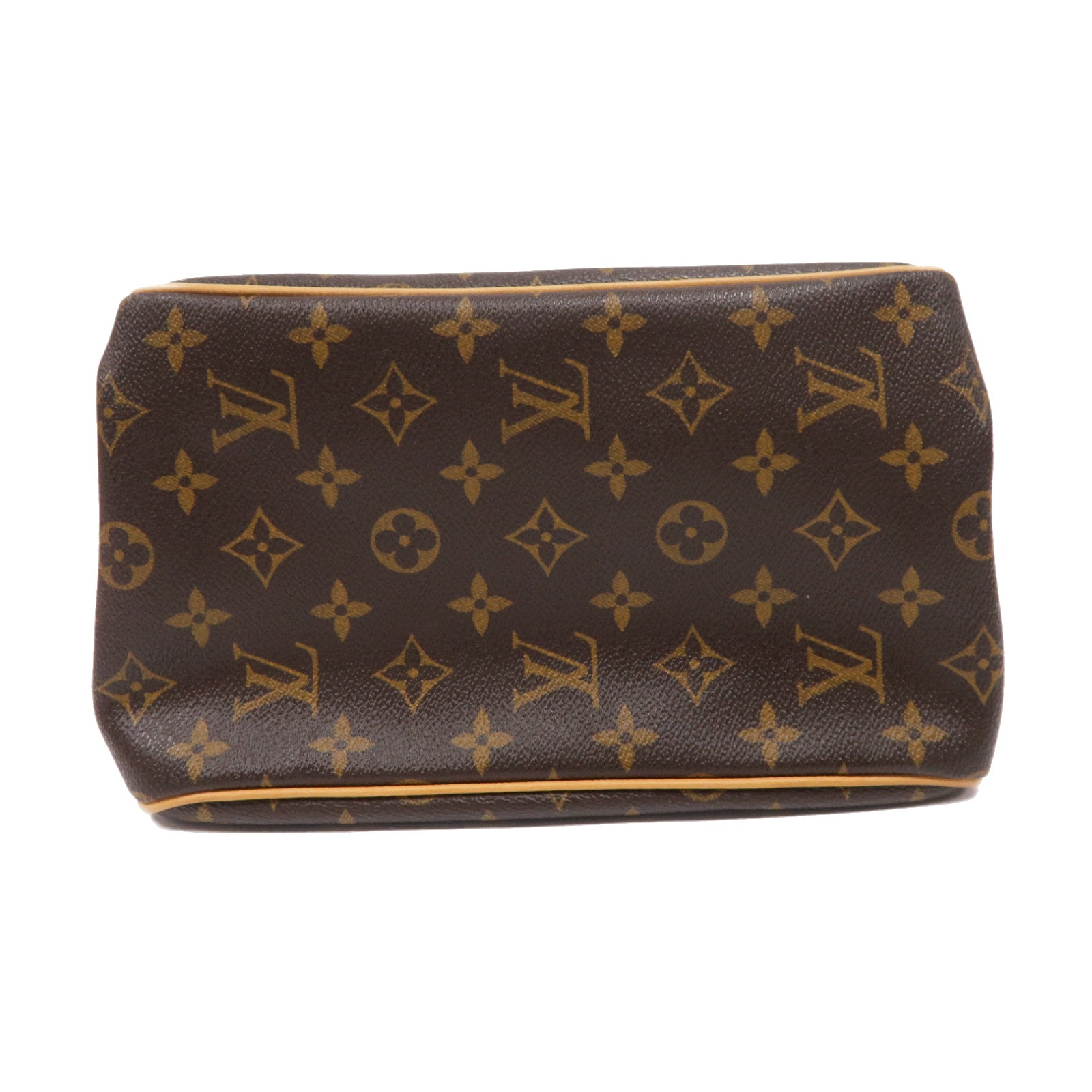 LOUIS VUITTON Monogram Batignolles金扣手挽袋啡色