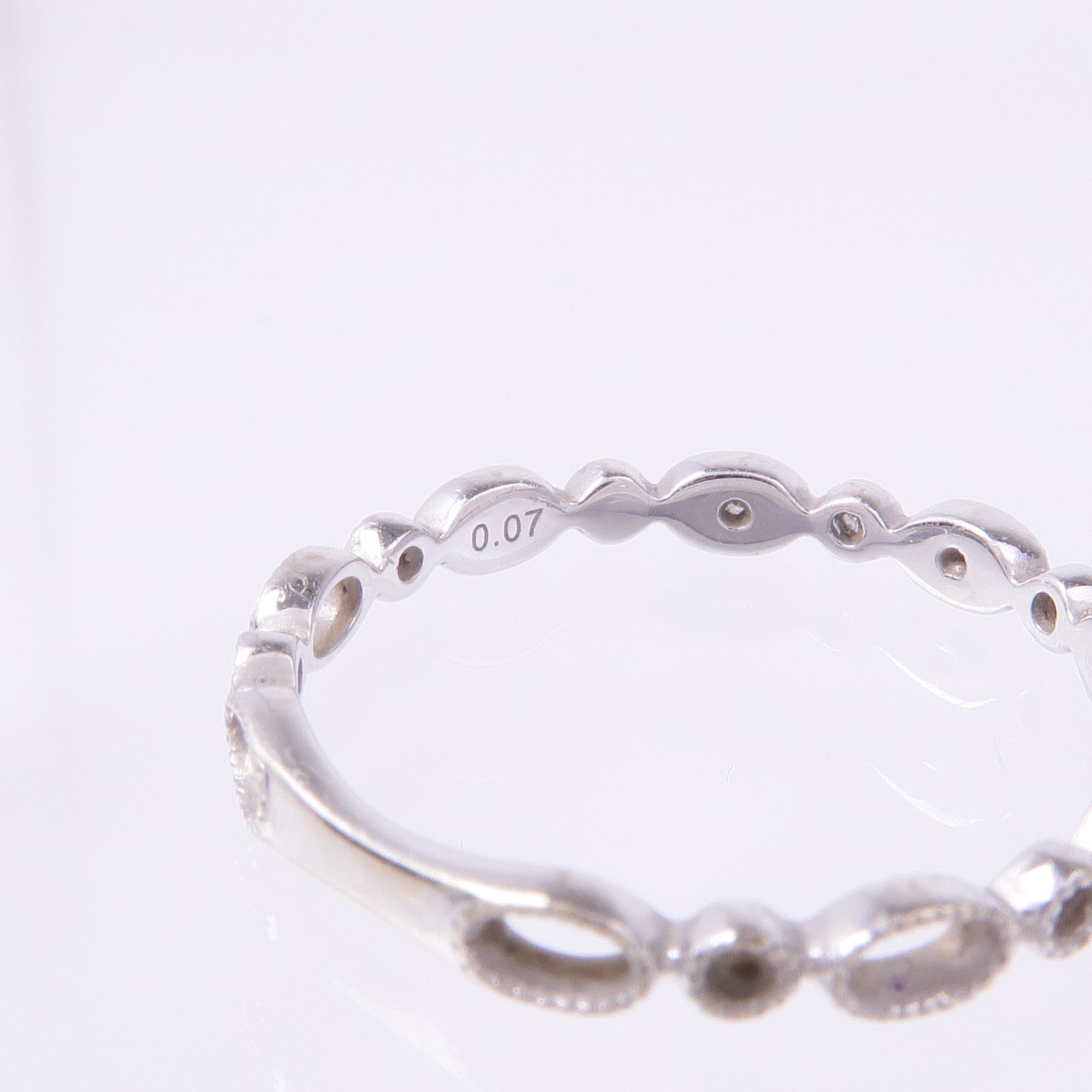 JEWELRY 【激減優惠】18K白金Diamond Ring鑽石戒指US#6.5