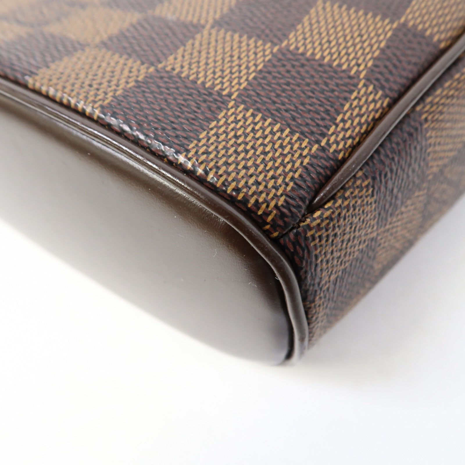 LOUIS VUITTON Damier Ipanema PM金扣肩背袋啡色