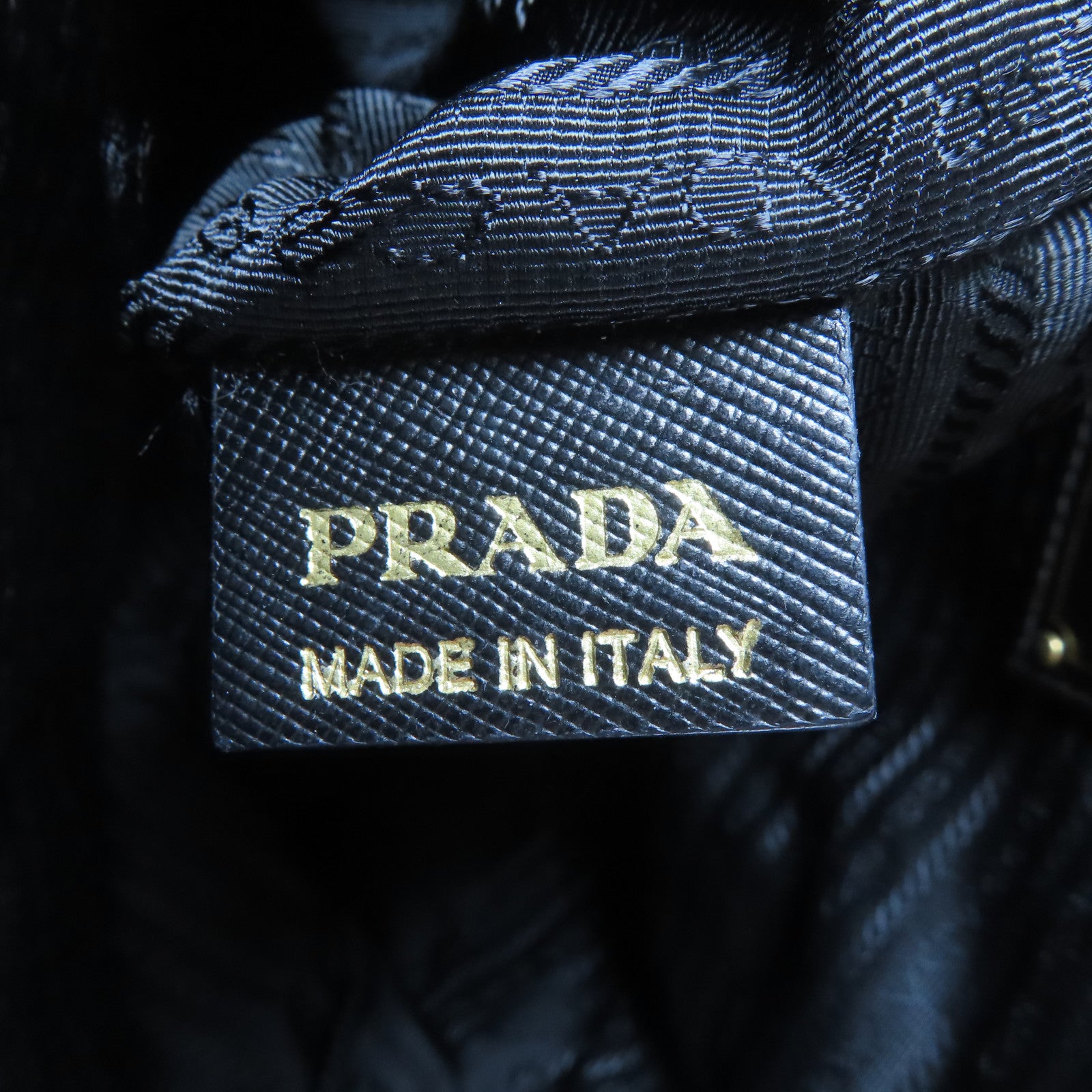 PRADA 尼龍2 Way Shoulder金扣手挽肩背兩用袋黑色