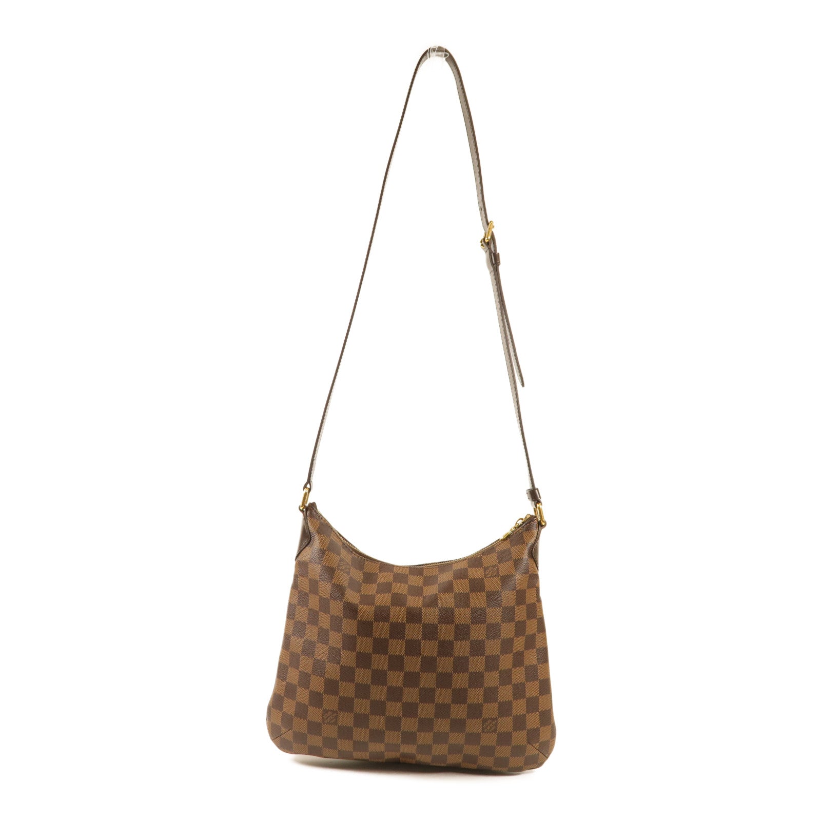 LOUIS VUITTON Damier Bloomsbury PM金扣肩背袋