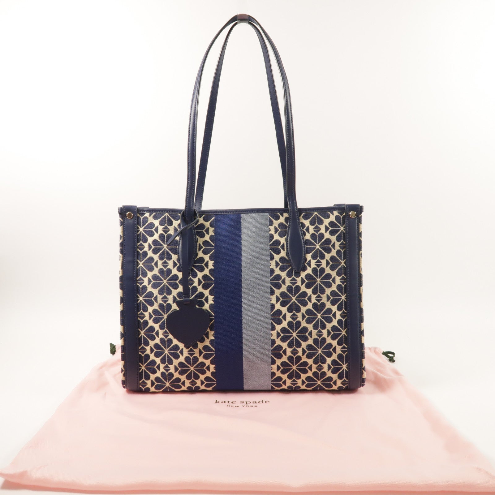 Kate Spade 帆布Stripe Market Medium肩背袋