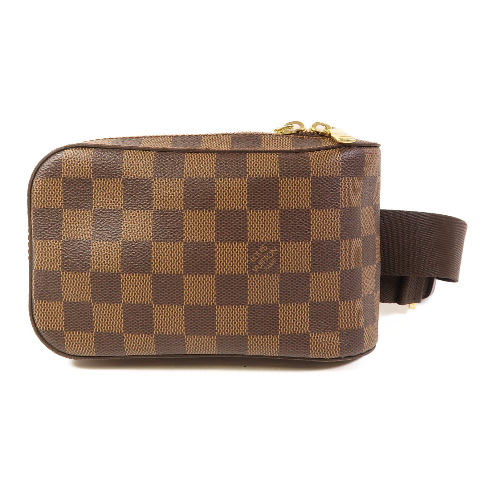 LOUIS VUITTON Damier Geronimos金扣腰包