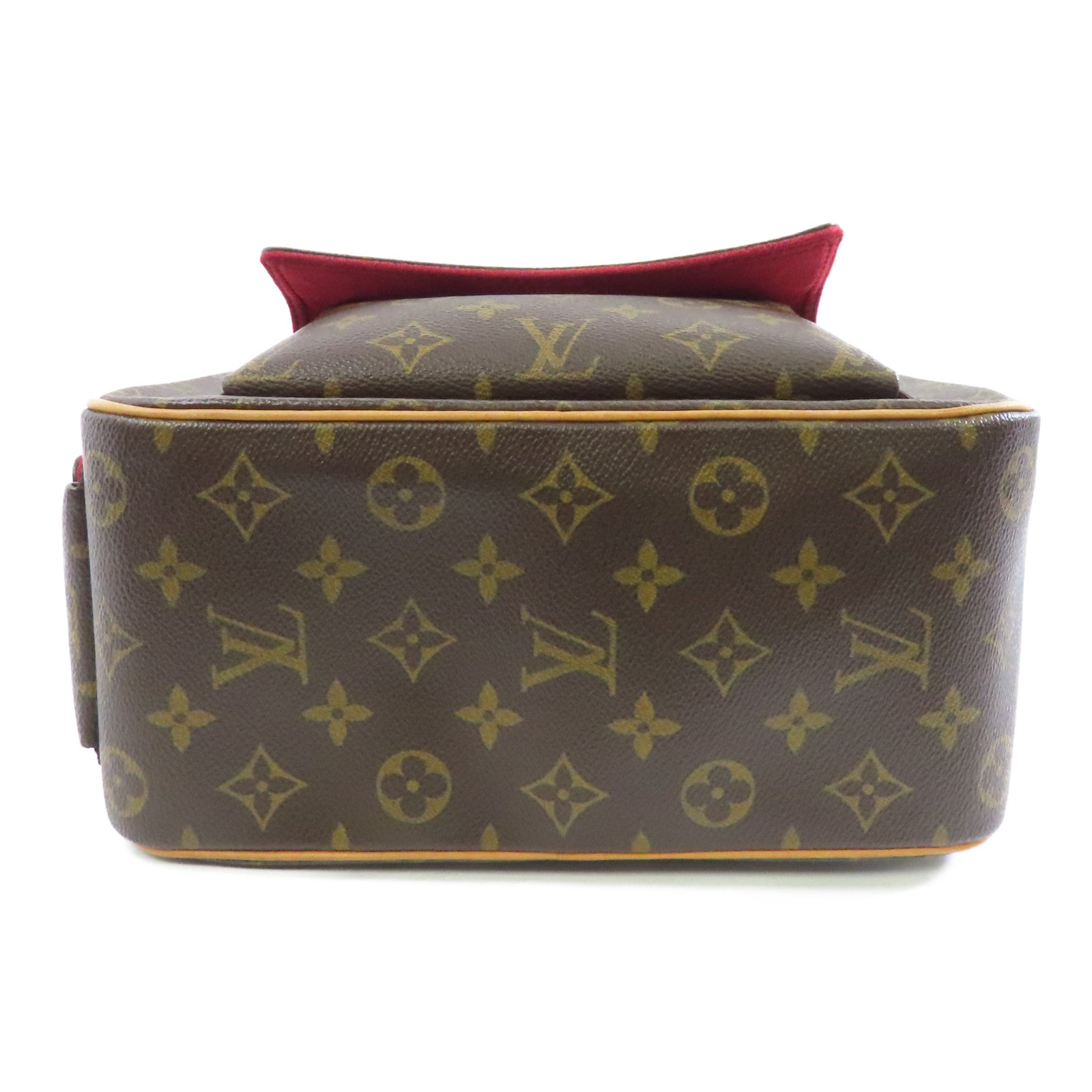 LOUIS VUITTON Monogram Excentri-cite金扣手挽袋啡色