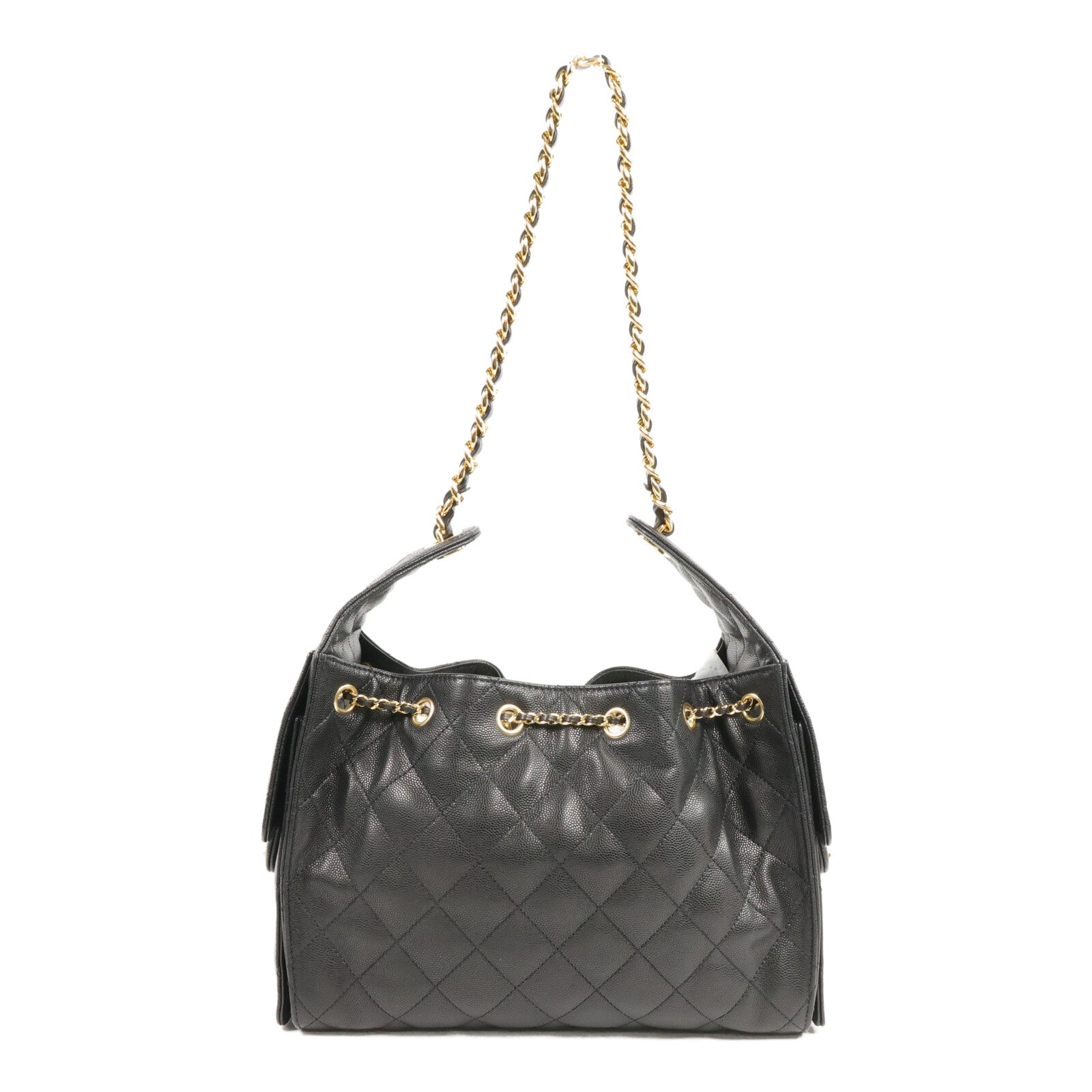 CHANEL 牛皮皮革C25 Small鏈帶手挽袋