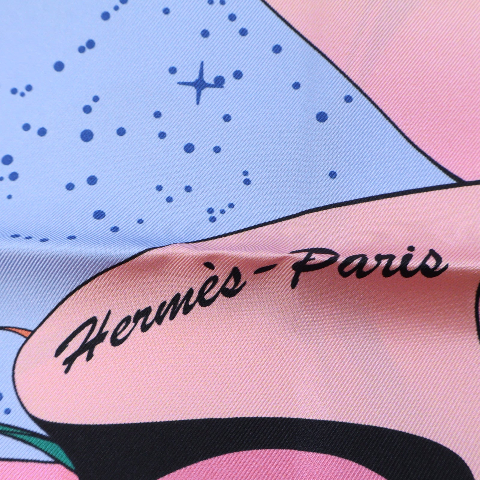 HERMES 絲質Scarf絲巾彩色