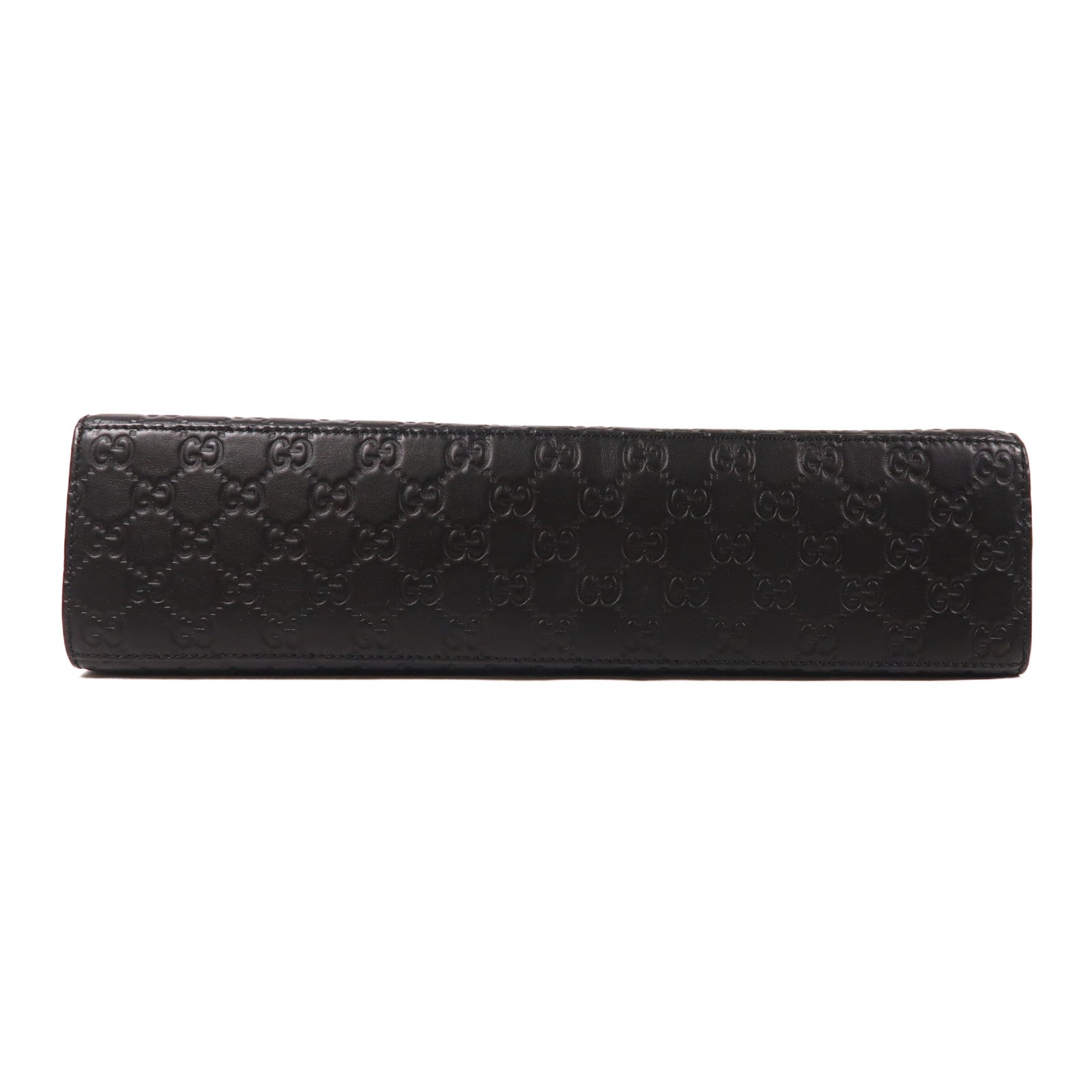 GUCCI 牛皮皮革Emilie金扣鏈帶肩背袋黑色