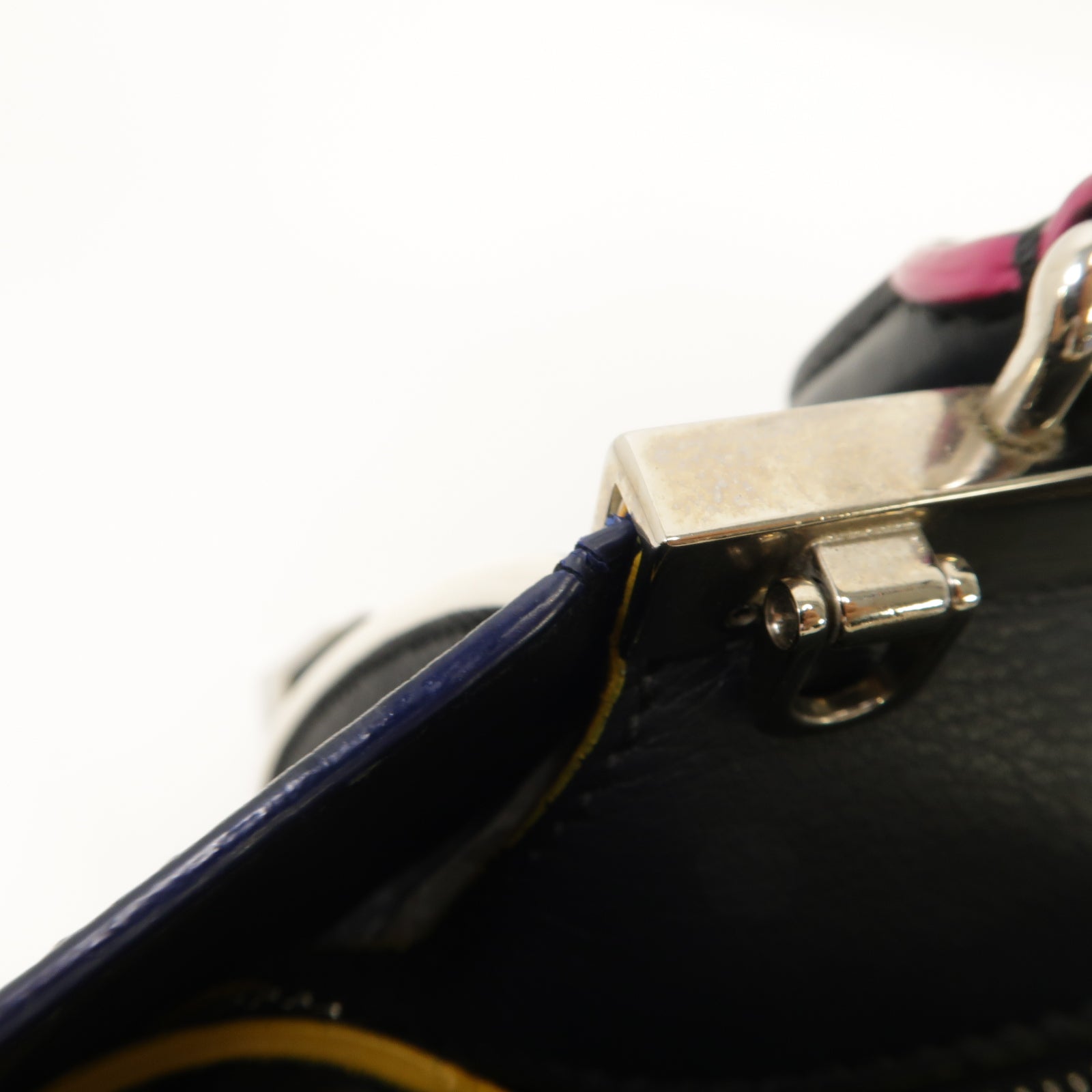 FENDI 【激減優惠】牛皮皮革Mini 3 Jours銀扣手挽肩背兩用袋黑色