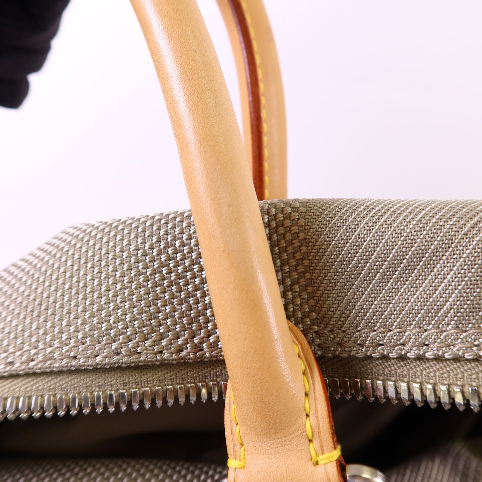 LOUIS VUITTON Damier Geant 帆布 Souverain Keepall 2005銀扣手挽肩背兩用袋