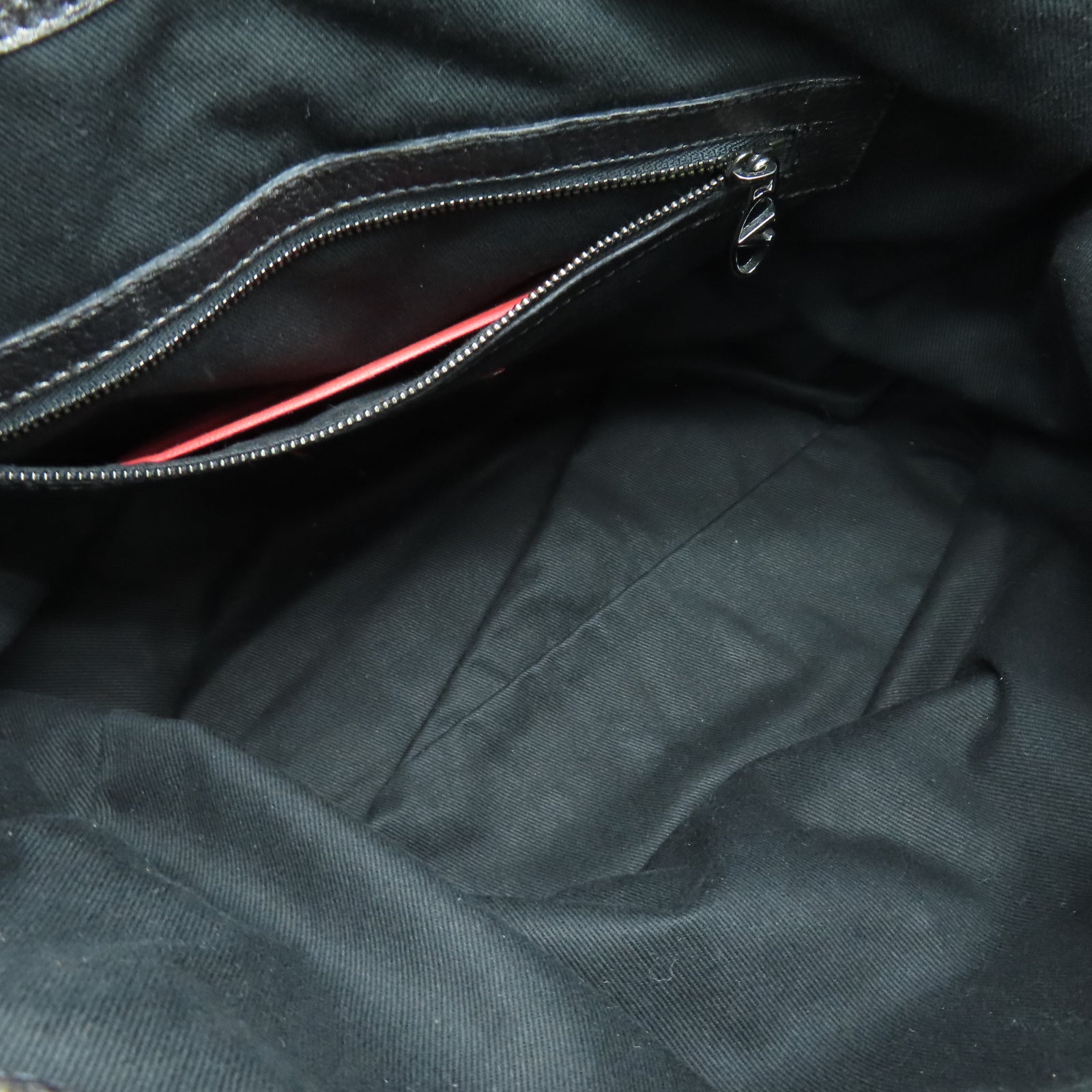 Valentino 【清倉大減價】牛皮皮革Handbag銀扣手挽袋銀色