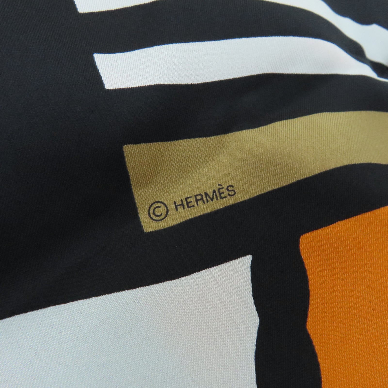 HERMES Silk Scarf 90x90 Scarf Red