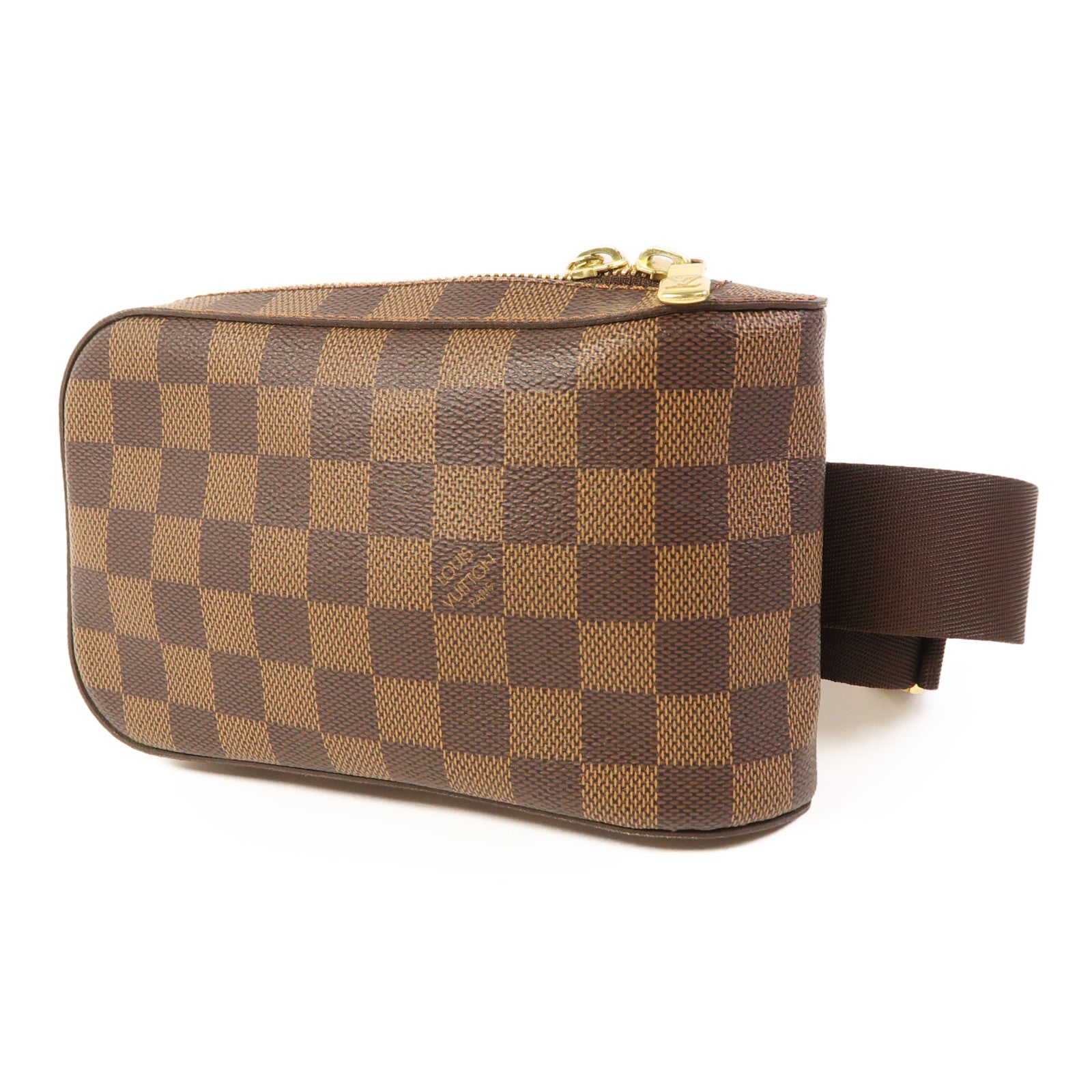 LOUIS VUITTON Damier Geronimos金扣腰包