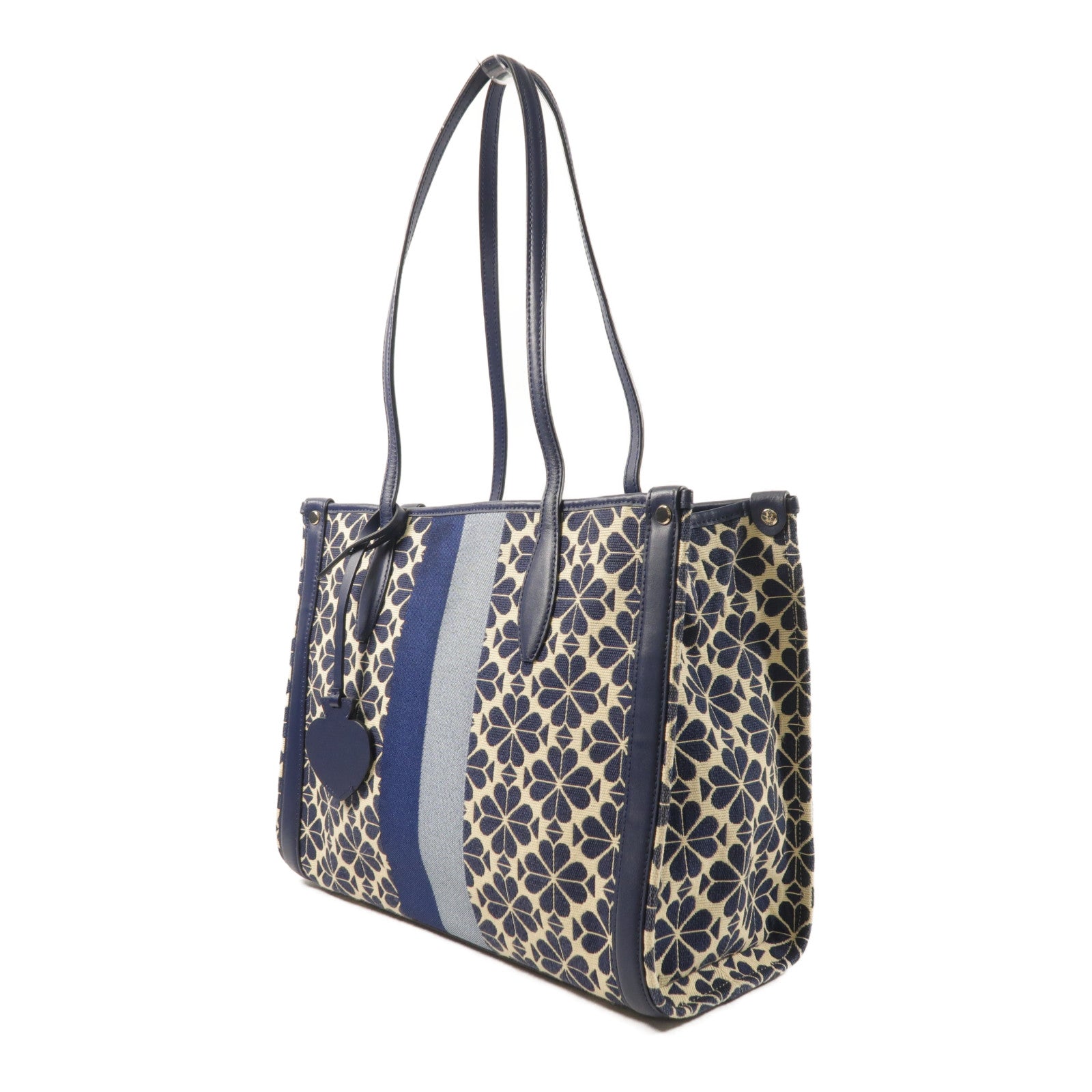 Kate Spade 帆布Stripe Market Medium肩背袋