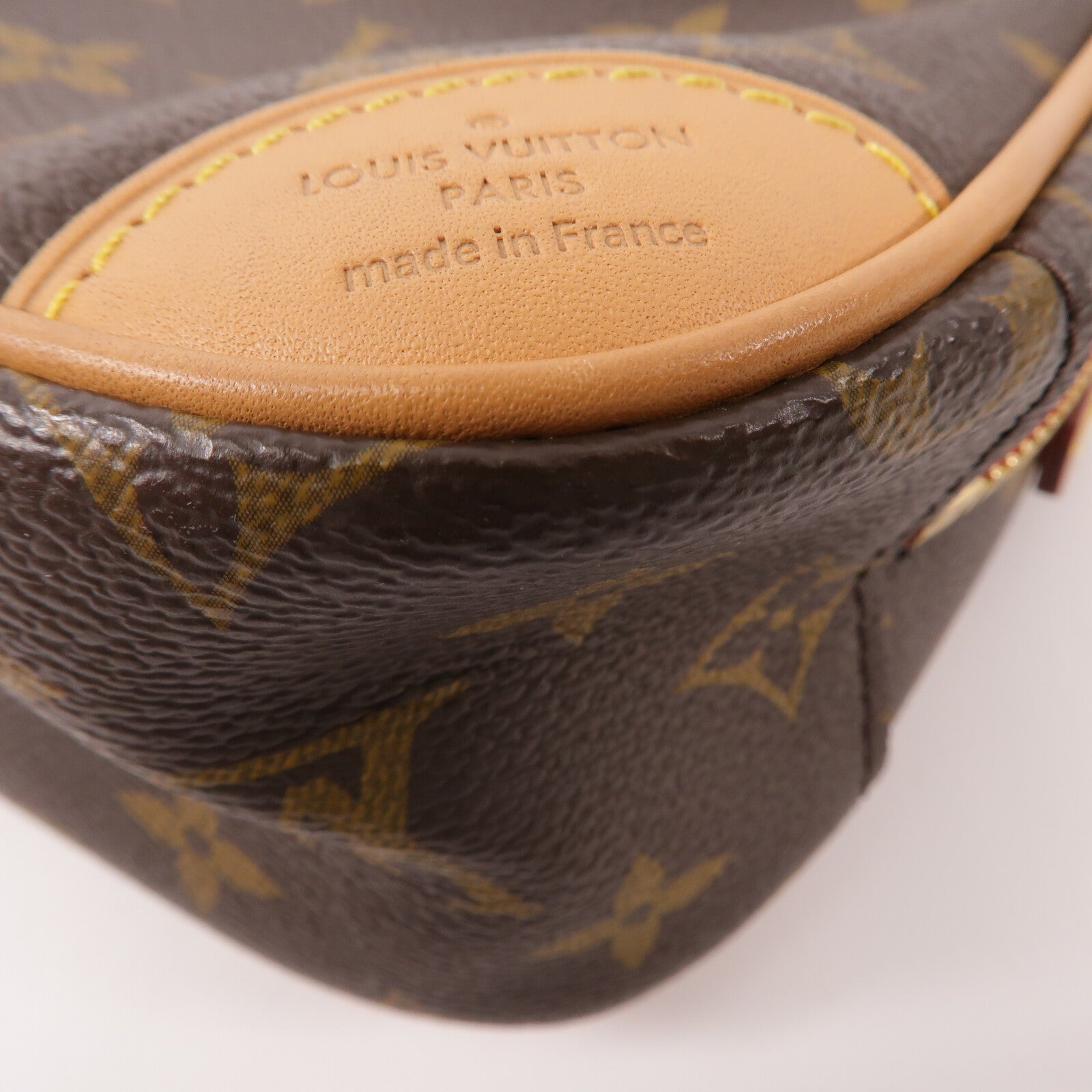 LOUIS VUITTON Monogram Deauville Mini金扣肩背袋棕色