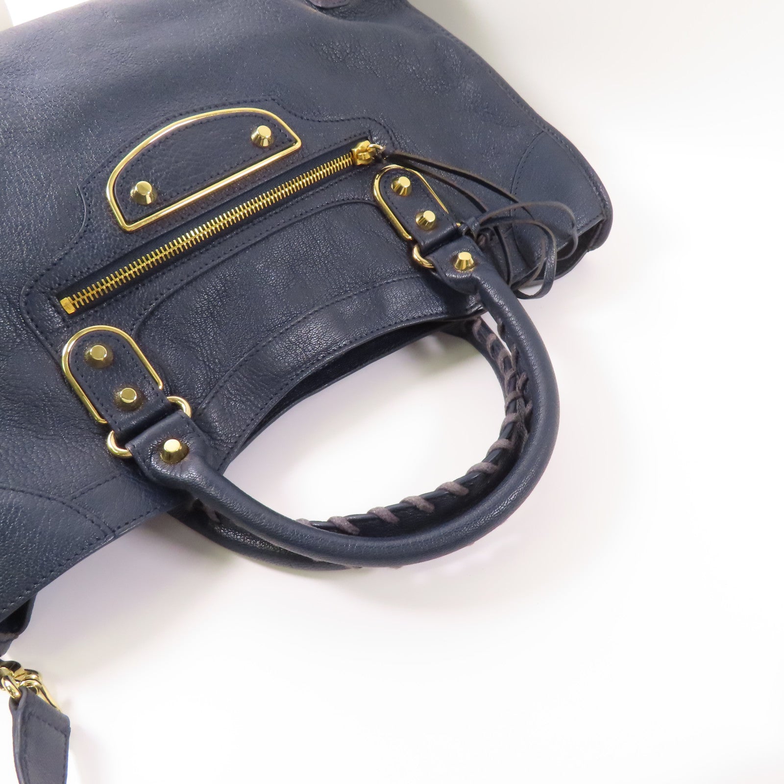 BALENCIAGA 牛皮皮革Shoulder Bag金扣肩背袋