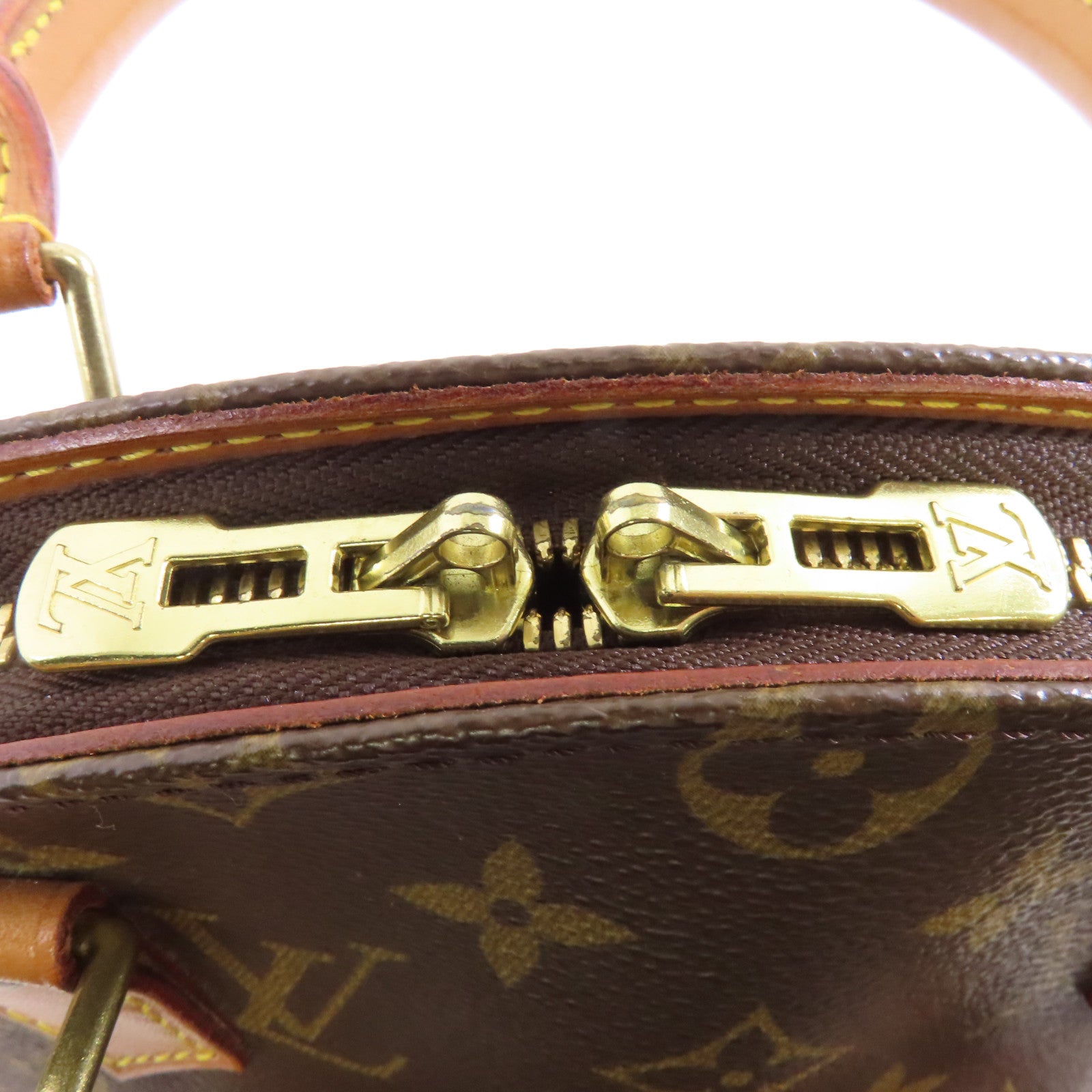 LOUIS VUITTON Monogram Ellipse PM金扣手挽袋啡色