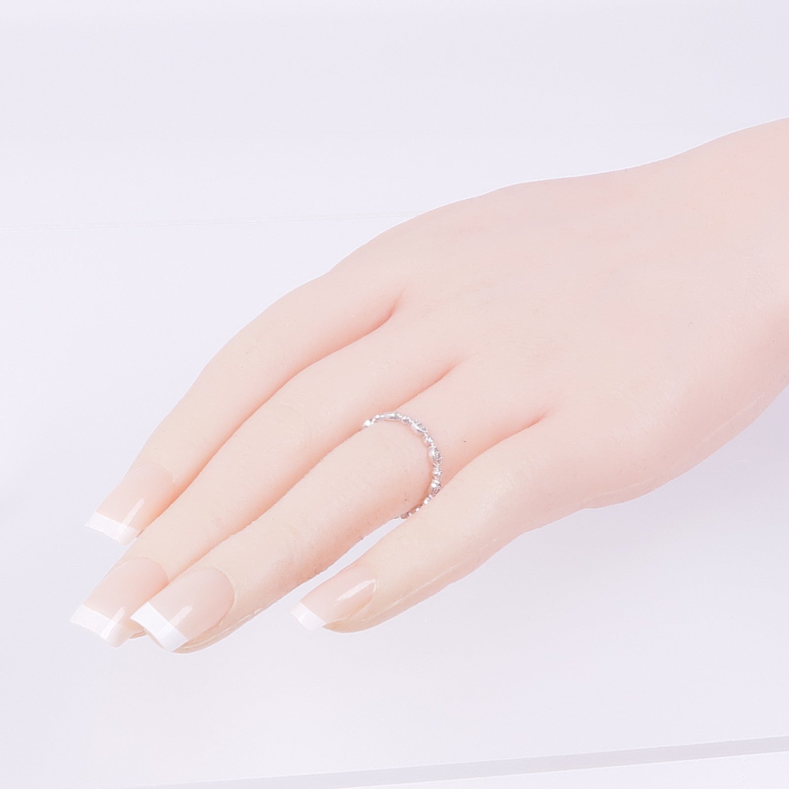 JEWELRY 【激減優惠】18K白金Diamond Ring鑽石戒指US#6.5