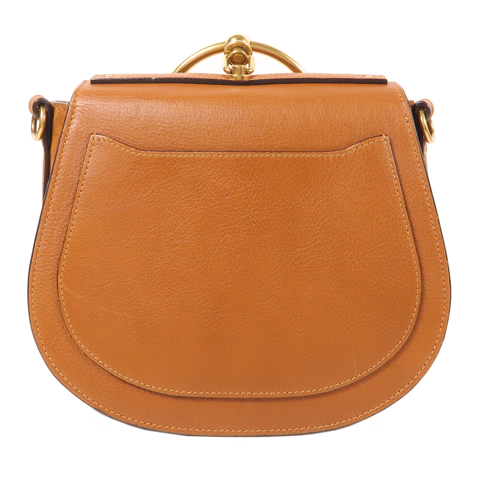 Chloe 牛皮皮革Nile Bag金扣肩背袋