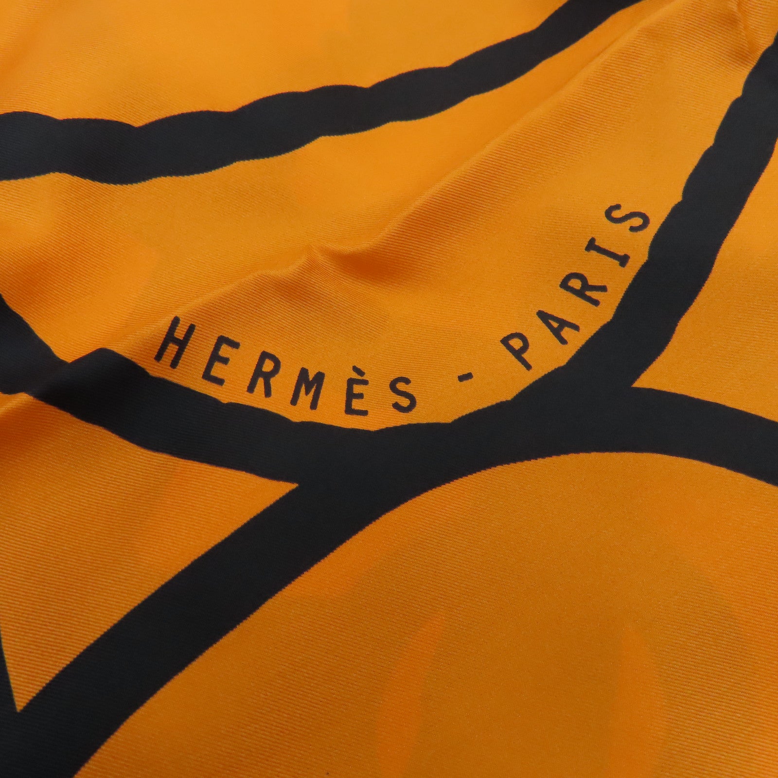 HERMES Silk Scarf 90x90 Scarf Red