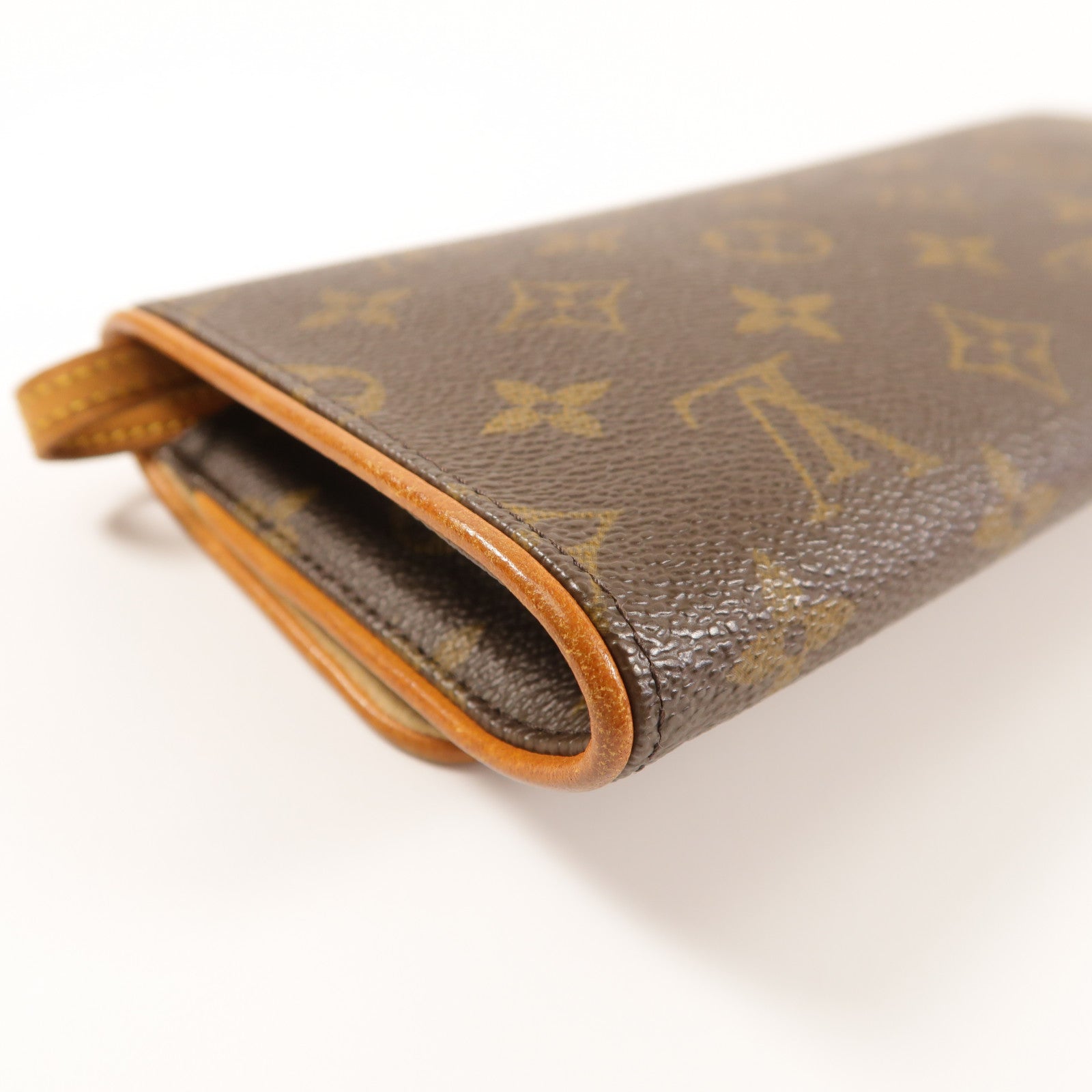 LOUIS VUITTON Monogram Pochette Twin GM金扣肩背袋