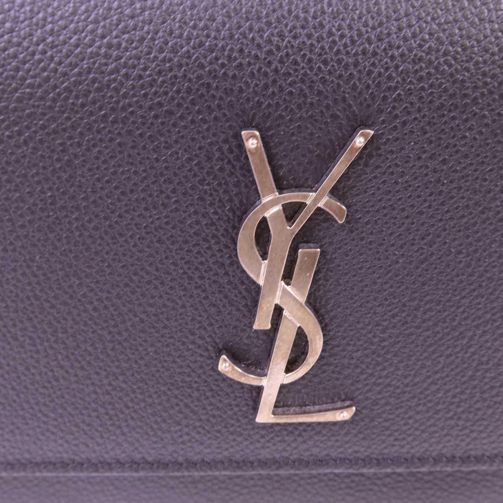 SAINT LAURENT 牛皮皮革Sunset銀扣鏈帶肩背袋