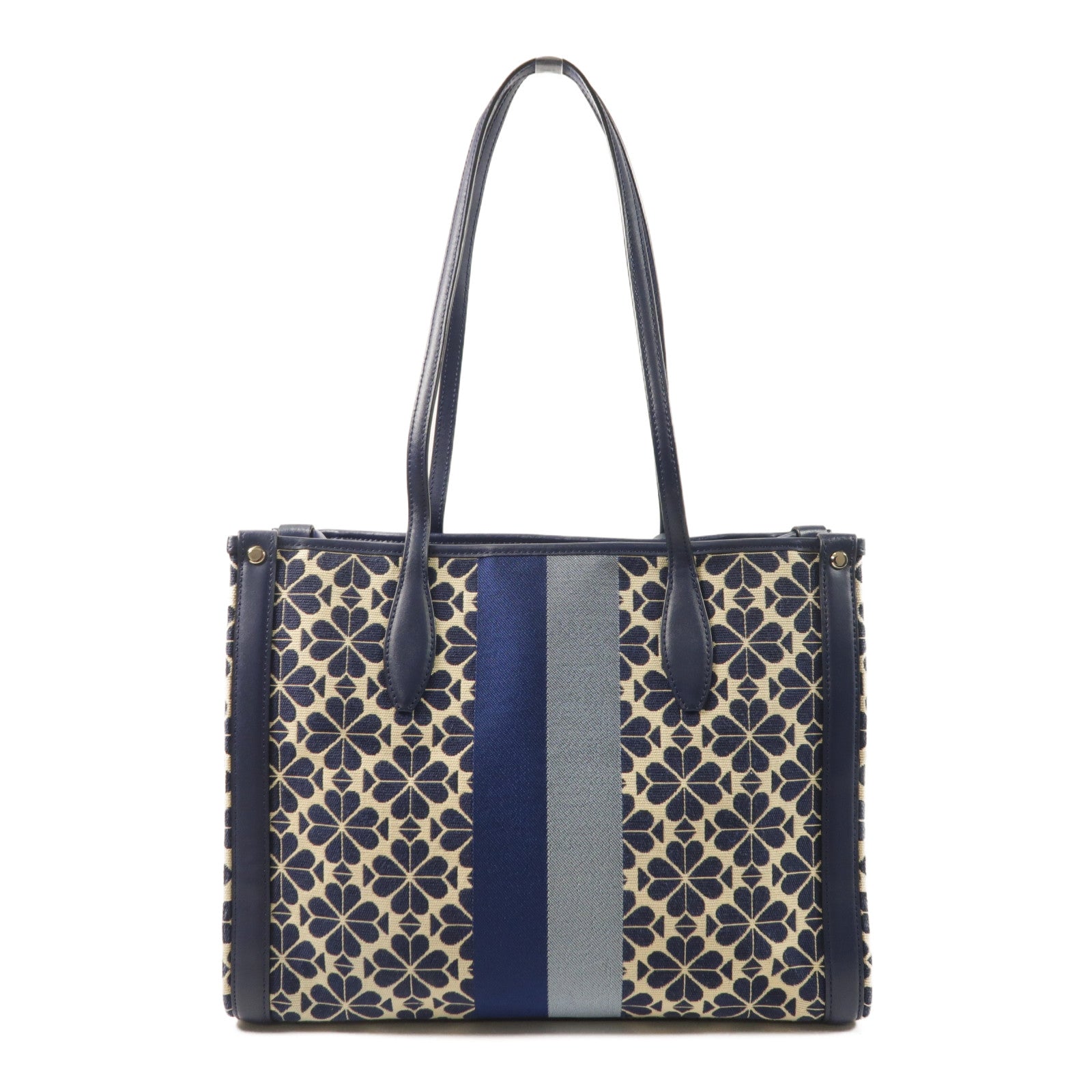 Kate Spade 帆布Stripe Market Medium肩背袋