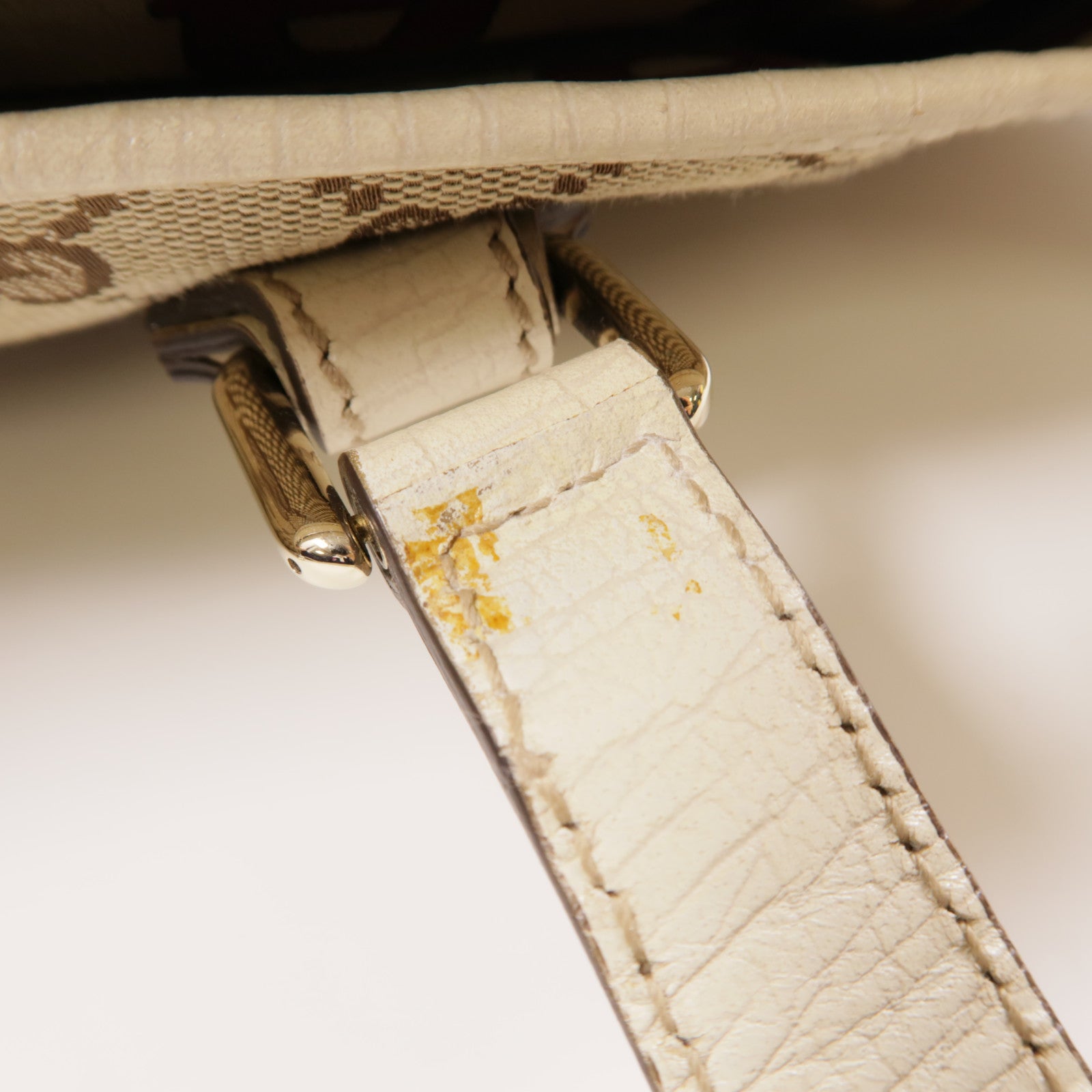 GUCCI GG GHW Sherry Line Tote Bag Shoulder Bag 139260 Canvas Brown