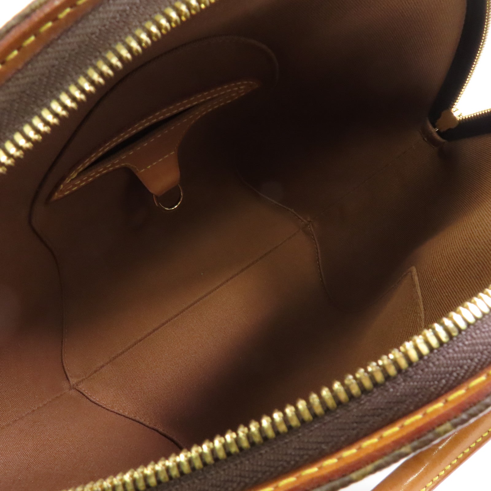 LOUIS VUITTON Monogram Ellipse PM金扣手挽袋啡色