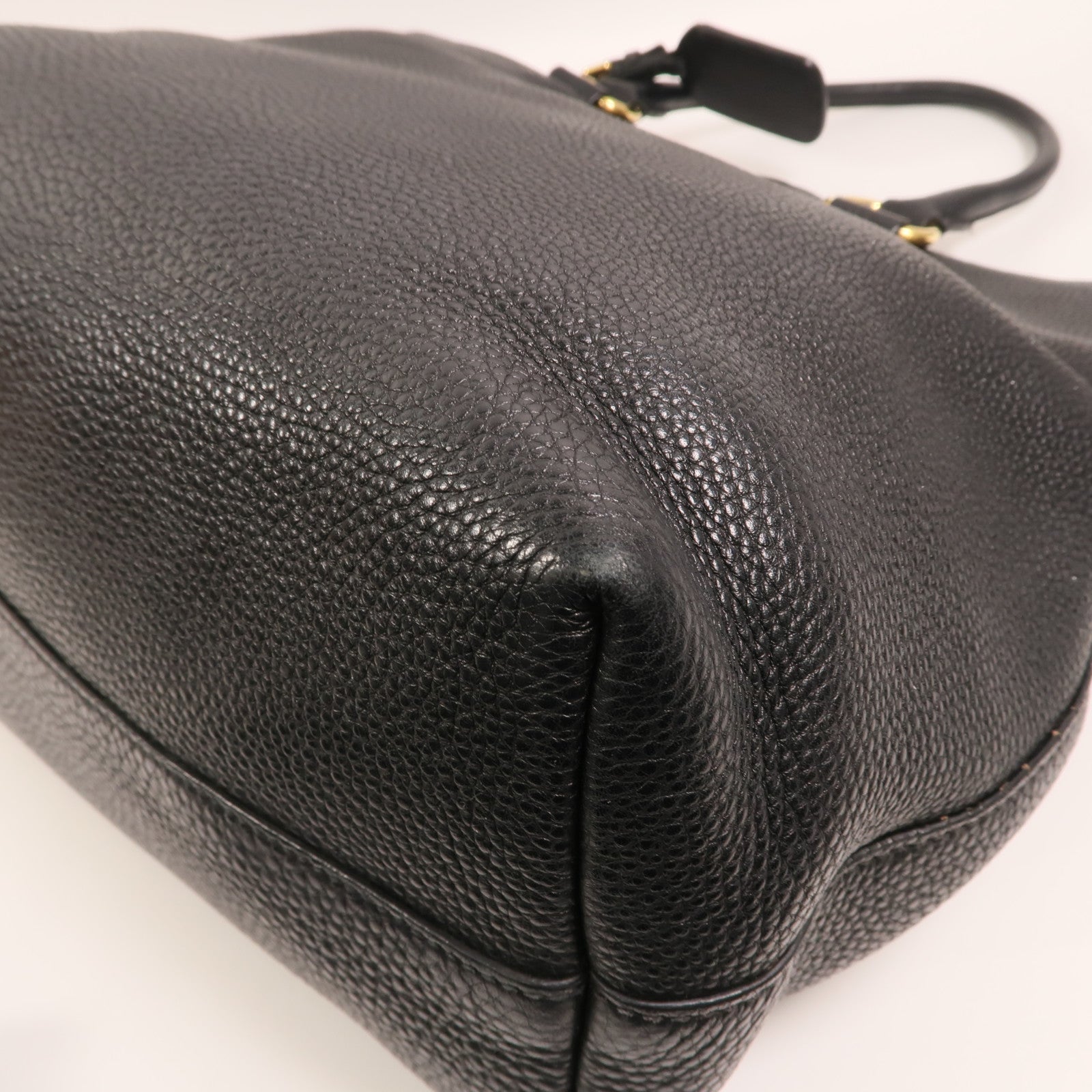 PRADA 牛皮皮革Vitello Phoenix金扣手挽肩背兩用袋